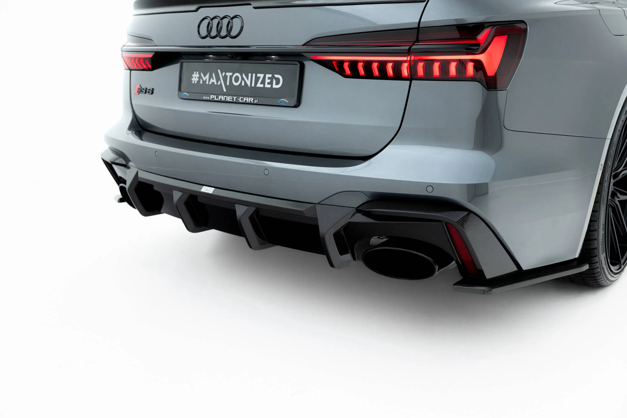 Carbon Fiber Rear Diffuser Audi RS6 C8 - Image 8