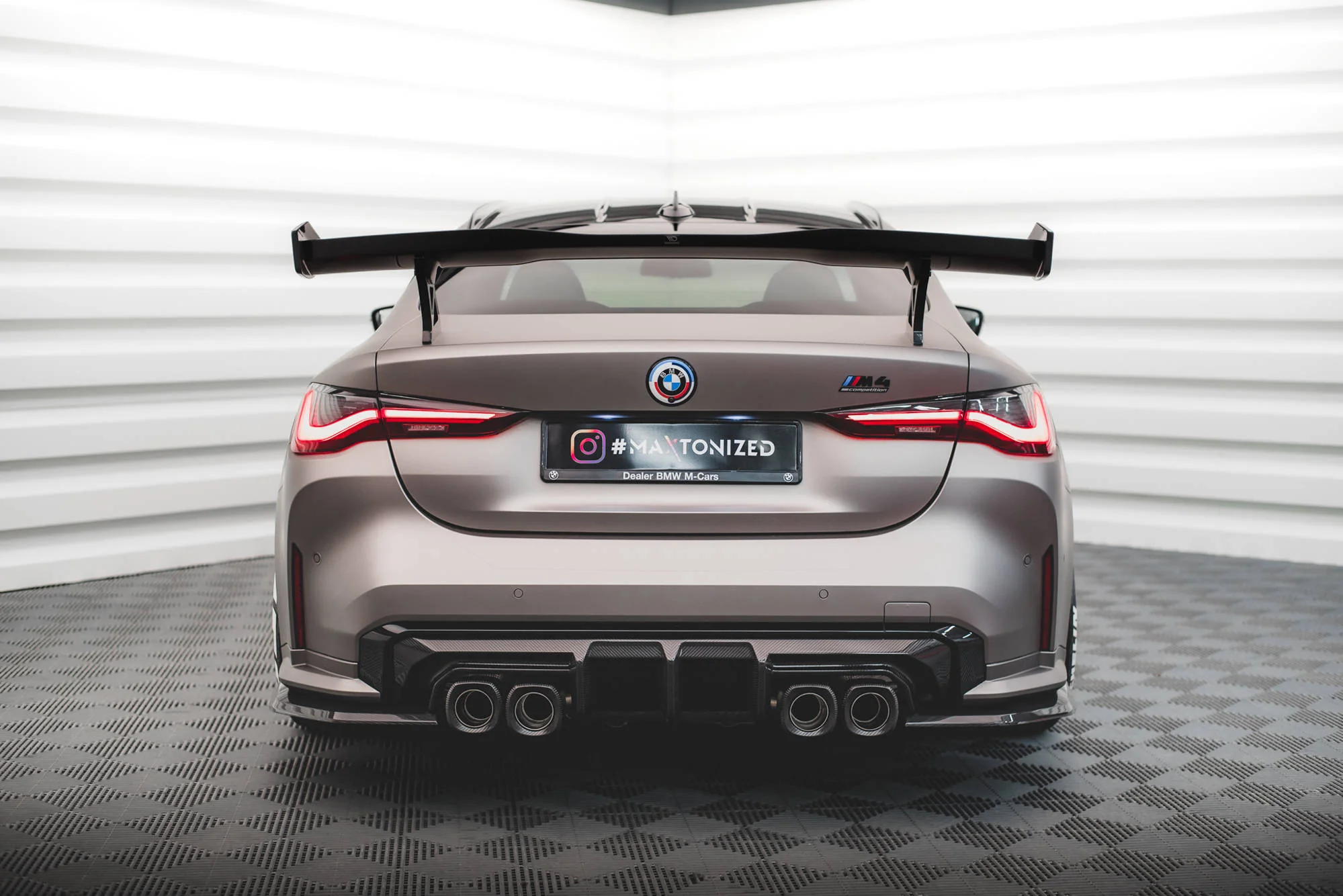 CARBON FIBER REAR SIDE SPLITTERS BMW M4 G82 (SET FOR DIFFUSER ONLY) - Image 10
