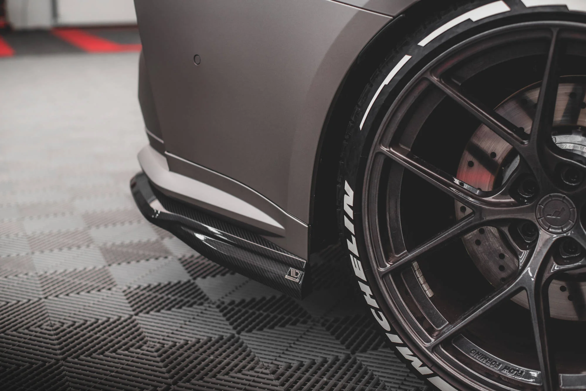 CARBON FIBER REAR SIDE SPLITTERS BMW M4 G82 (SET FOR DIFFUSER ONLY) - Image 8