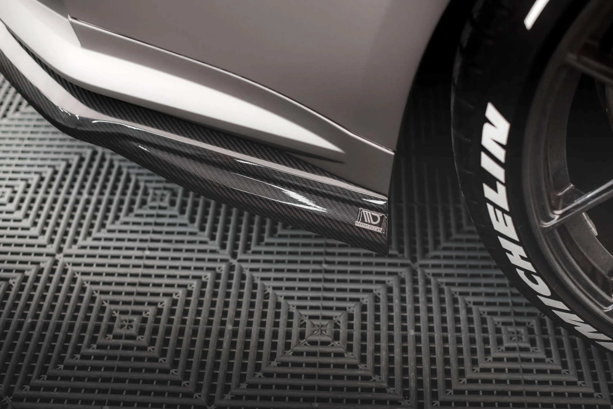 CARBON FIBER REAR SIDE SPLITTERS BMW M4 G82 (SET FOR DIFFUSER ONLY) - Image 9