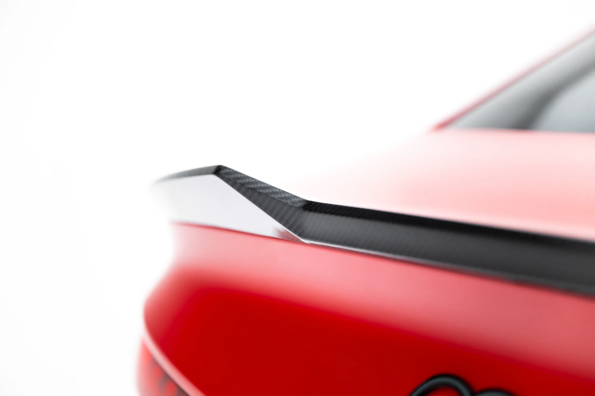 Carbon Fiber Spoiler cap V.1 Audi RS3 / S3 / A3 S-Line / A3 Sedan 8Y Facelift - Image 3
