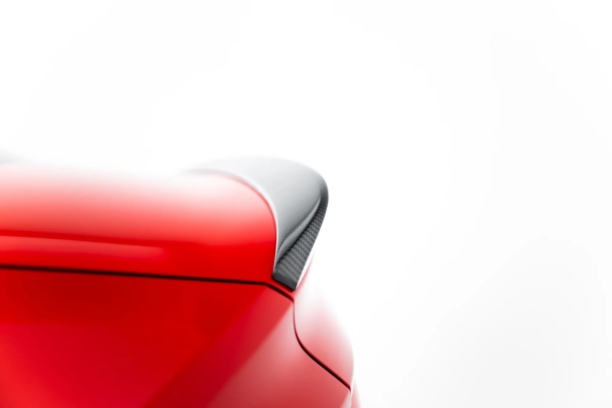 Carbon Fiber Spoiler cap V.2 Audi RS3 / S3 / A3 S-Line / A3 Sedan 8Y Facelift - Image 4