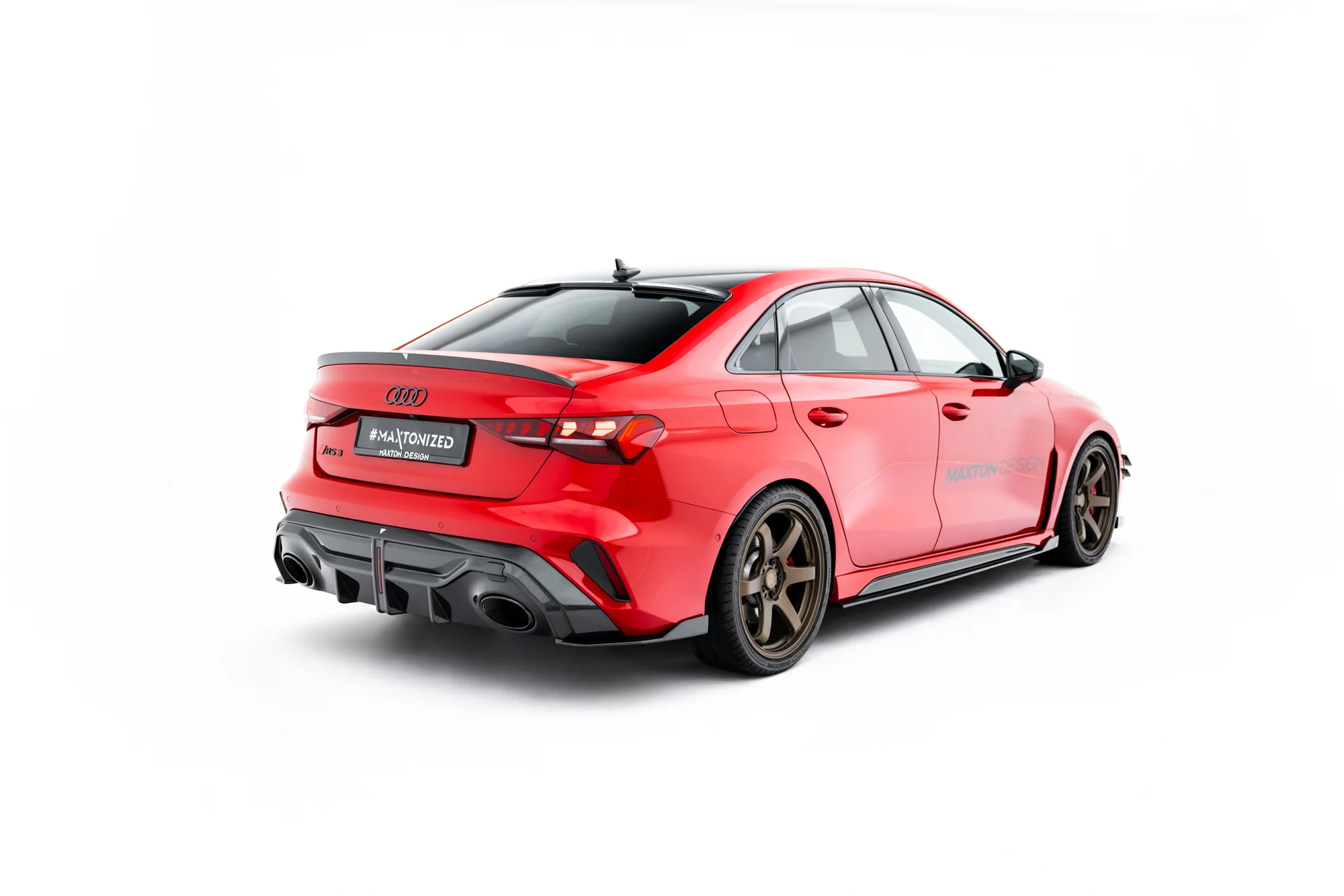 Carbon Fiber Spoiler cap V.2 Audi RS3 / S3 / A3 S-Line / A3 Sedan 8Y Facelift - Image 6