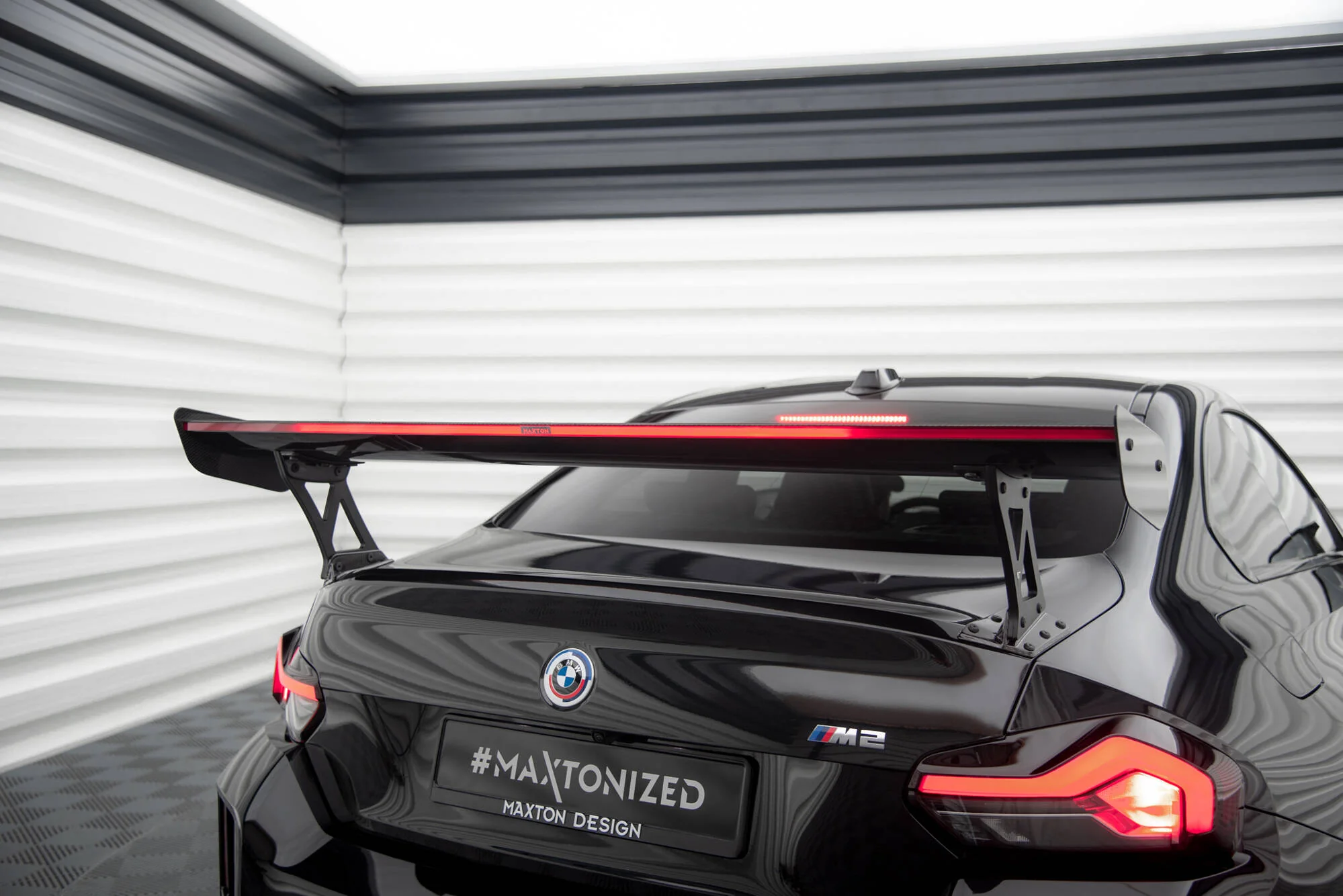 CARBON FIBER SPOILER +LED LIGHT BMW M2 G87 - Image 3