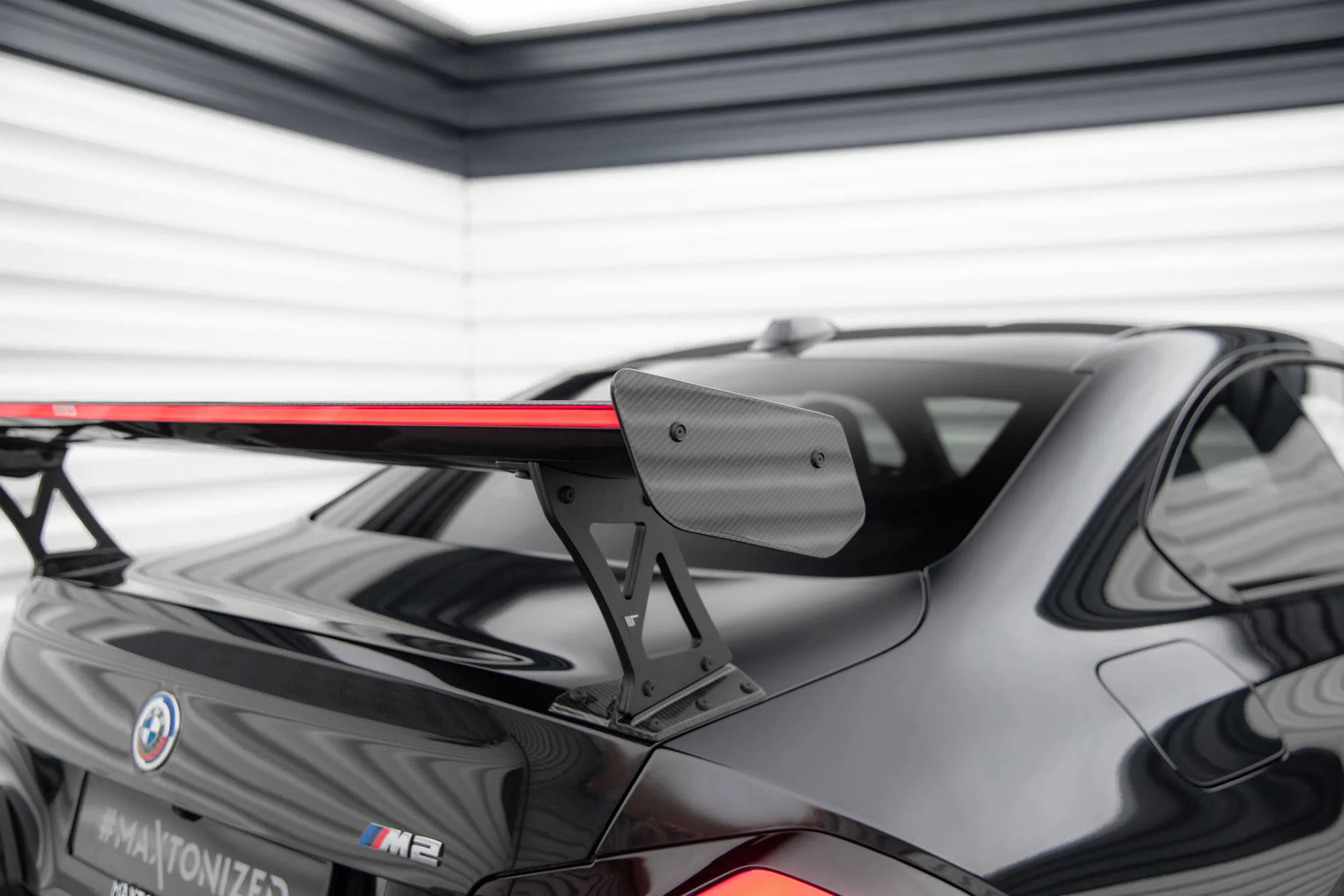 CARBON FIBER SPOILER +LED LIGHT BMW M2 G87 - Image 8