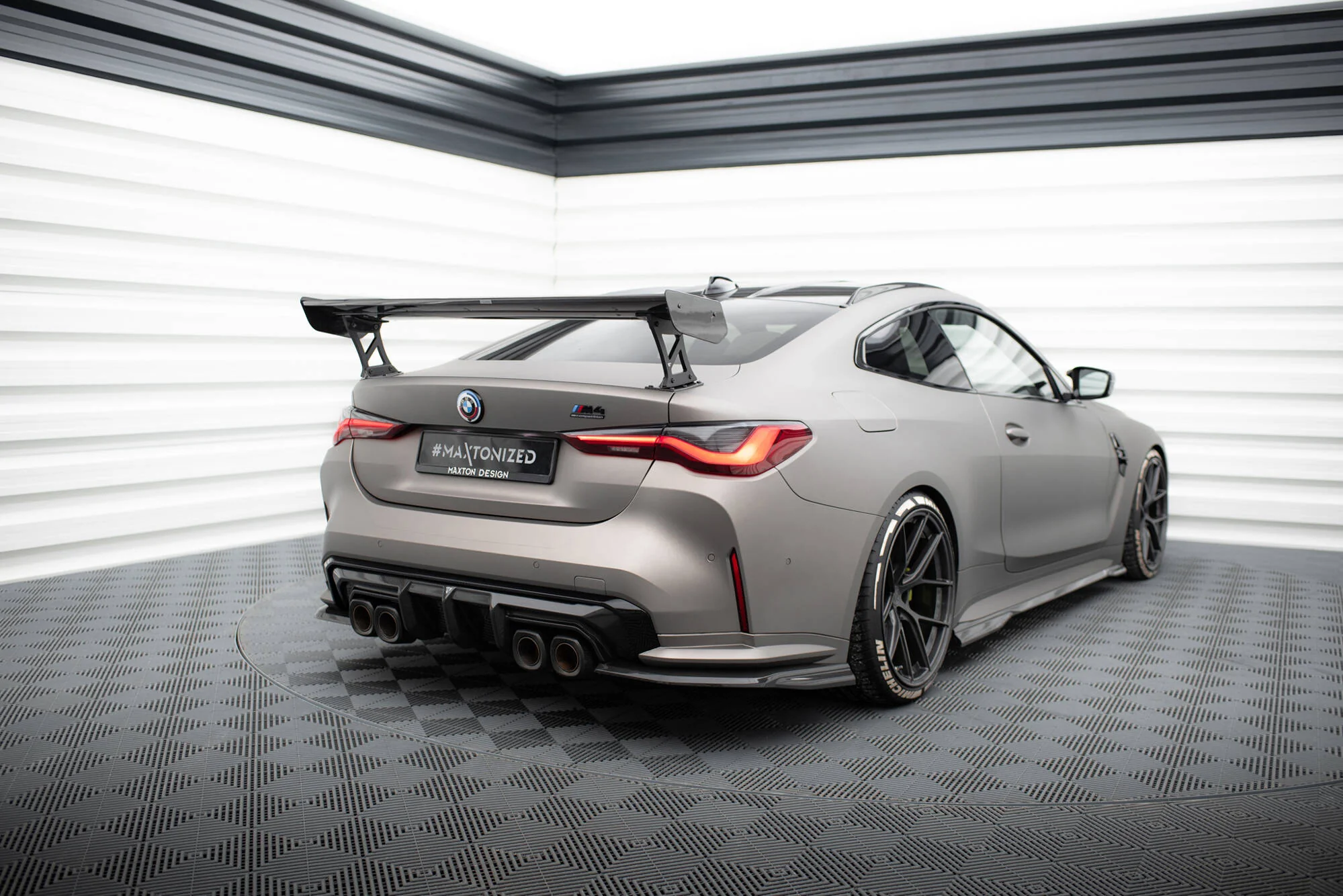 Carbon Spoiler With External Brackets Uprights BMW M4 G82 / M440i G22 / 4 M-Pack G22 - Image 3