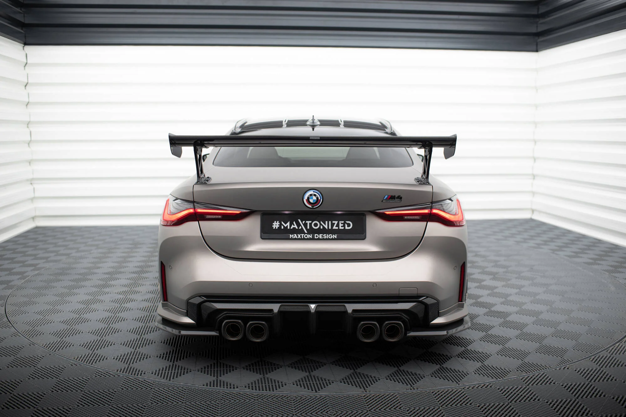 Carbon Spoiler With External Brackets Uprights BMW M4 G82 / M440i G22 / 4 M-Pack G22 - Image 4