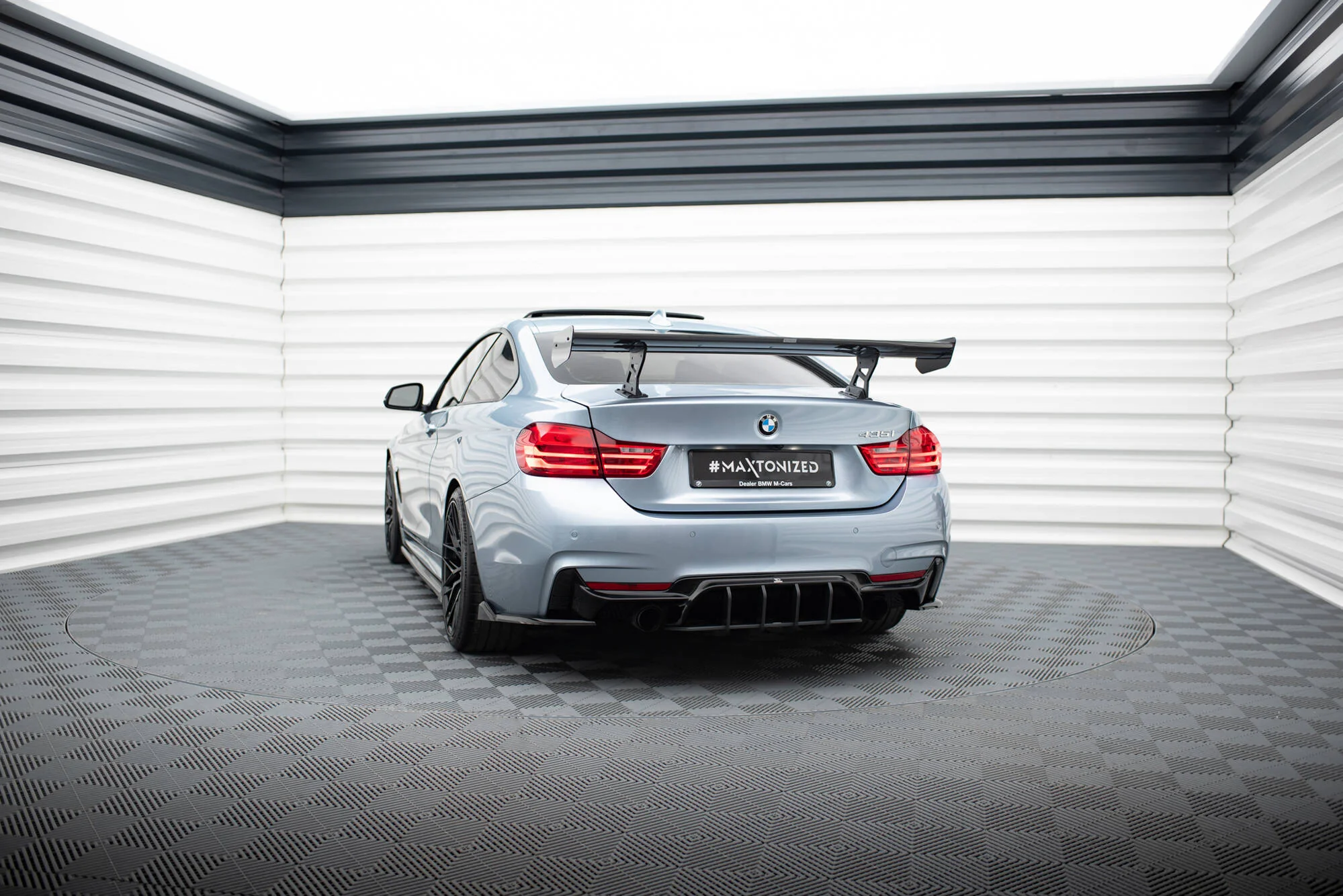 Carbon Spoiler With Internal Brackets Uprights BMW 4 F32 / 4 F32 M-Pack  Coupe - Image 3