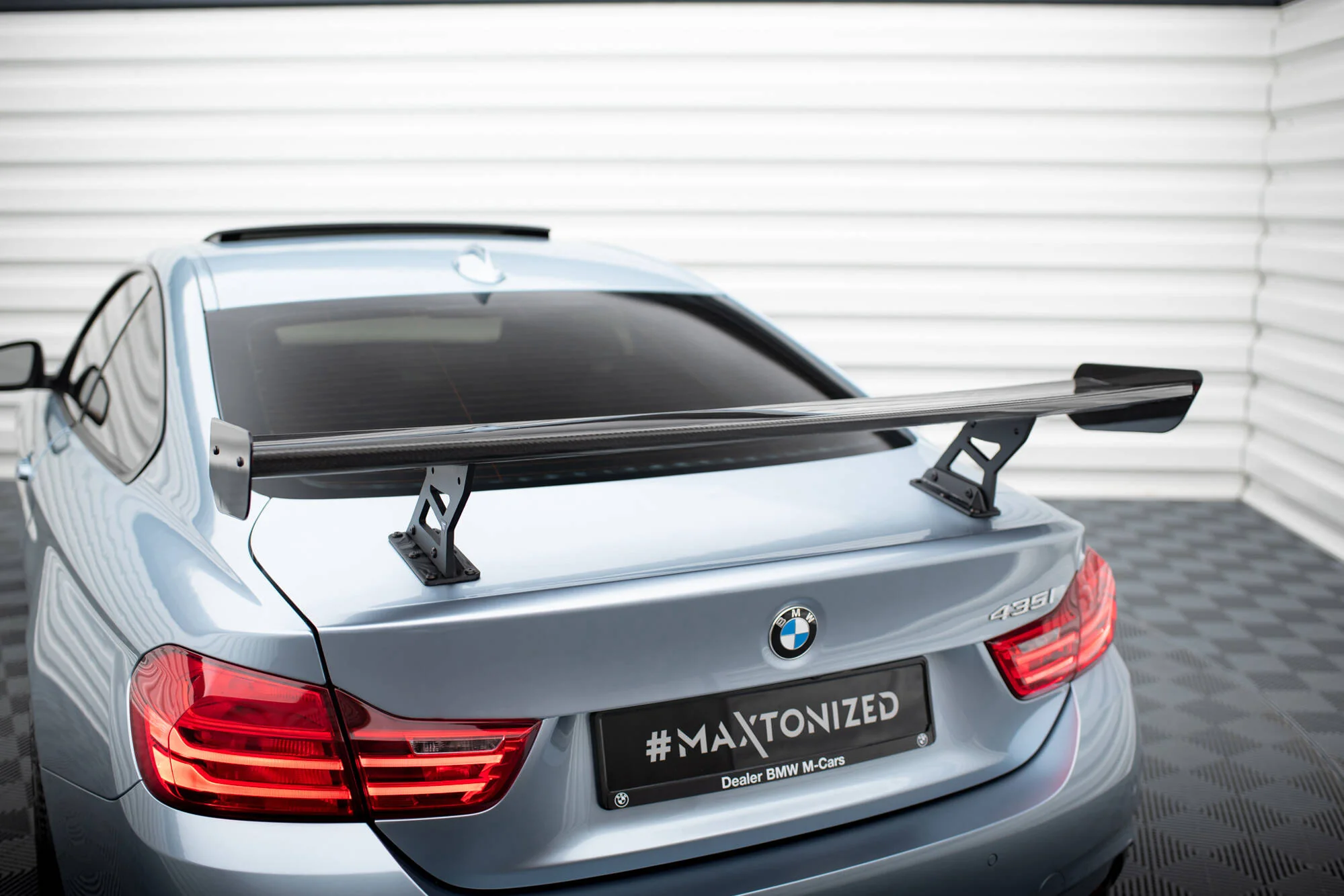 Carbon Spoiler With Internal Brackets Uprights BMW 4 F32 / 4 F32 M-Pack  Coupe - Image 5
