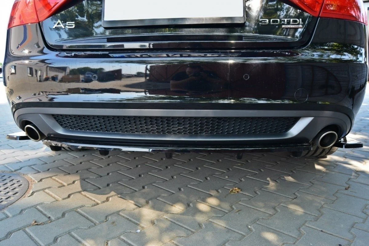 CENTRAL REAR SPLITTER AUDI A5 S-LINE 8T COUPE / SPORTBACK (WITH A VERTICAL BAR) - Image 4