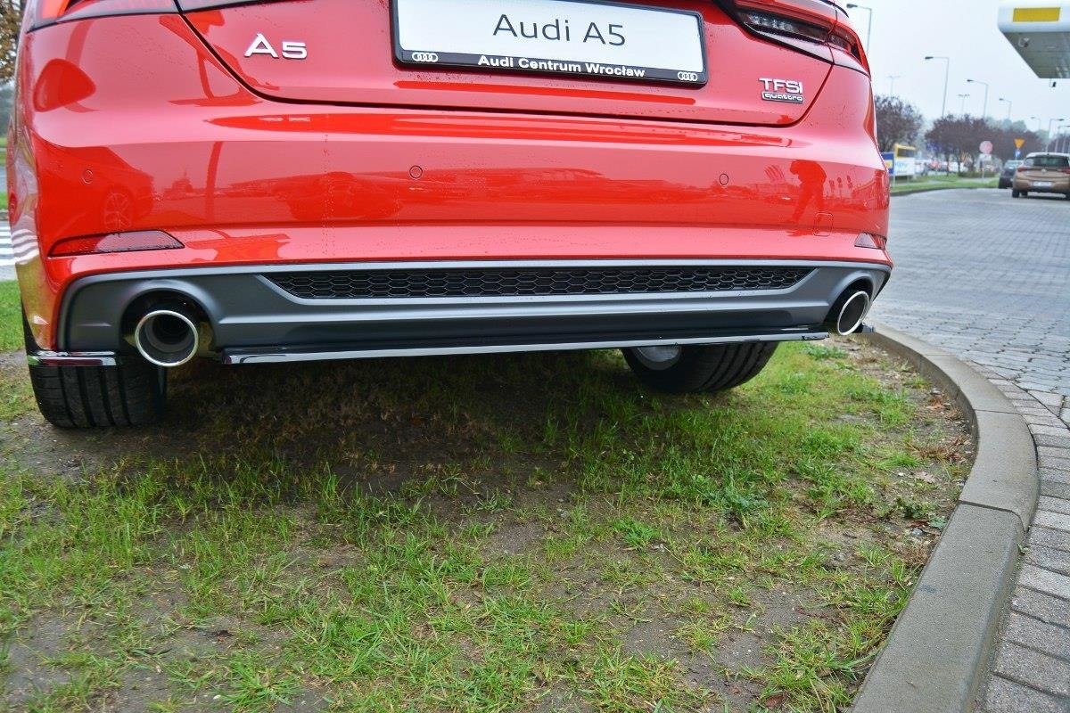 CENTRAL REAR SPLITTER AUDI A5 S-LINE F5 COUPE / SPORTBACK (WITHOUT VERTICAL BARS) - Image 3