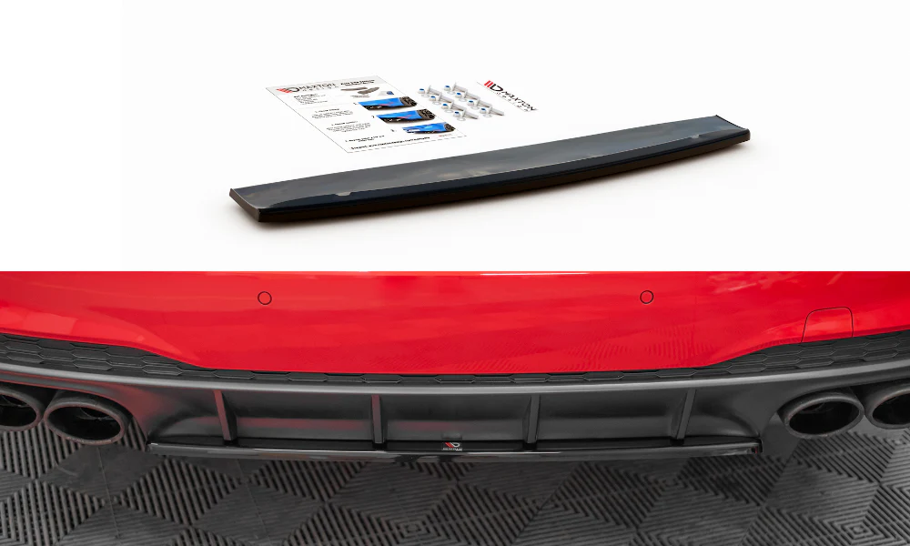 CENTRAL REAR SPLITTER AUDI S7 C8 S-LINE