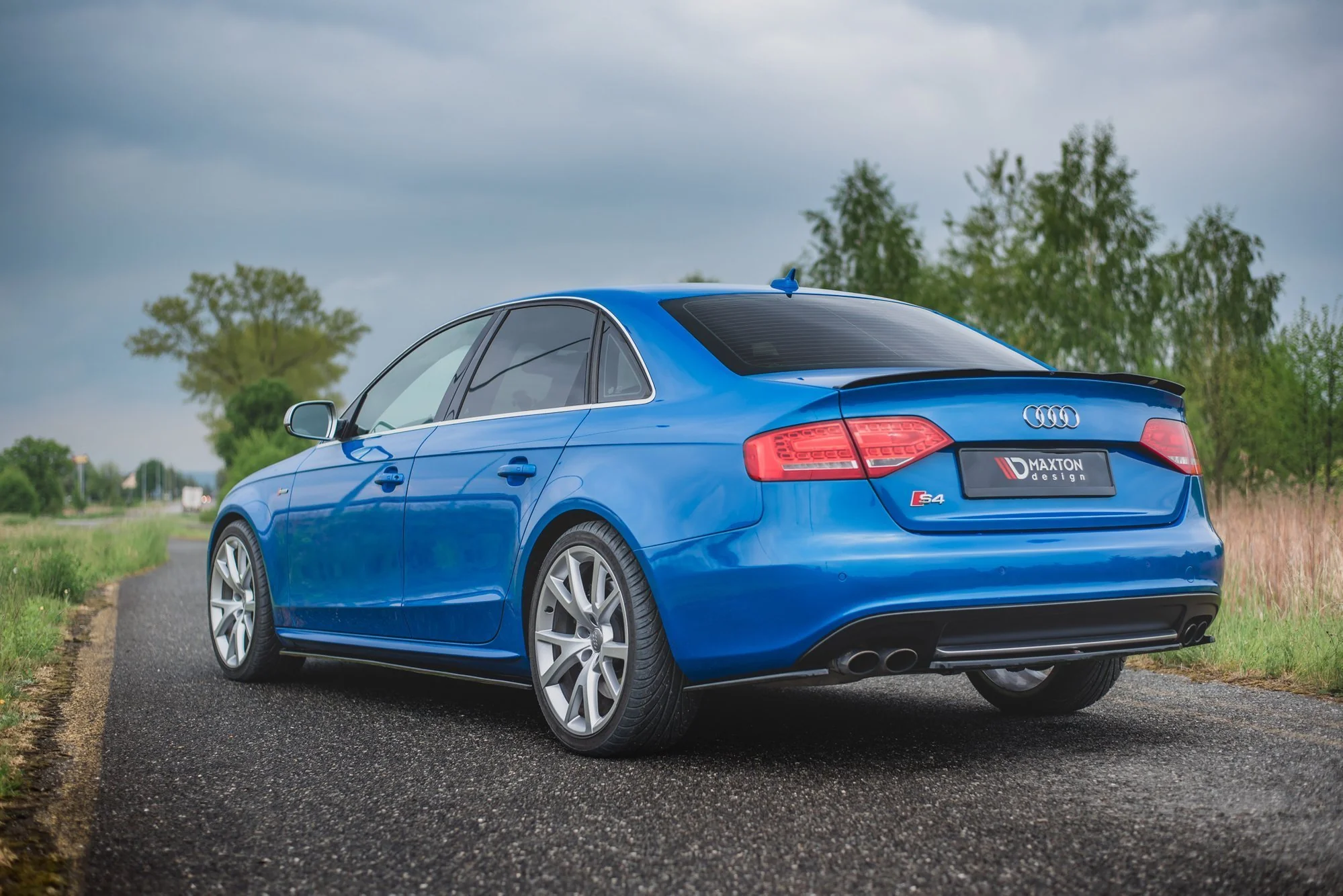 CENTRAL REAR SPLITTER AUDI S4 / A4 S-LINE B8 SEDAN - Image 5
