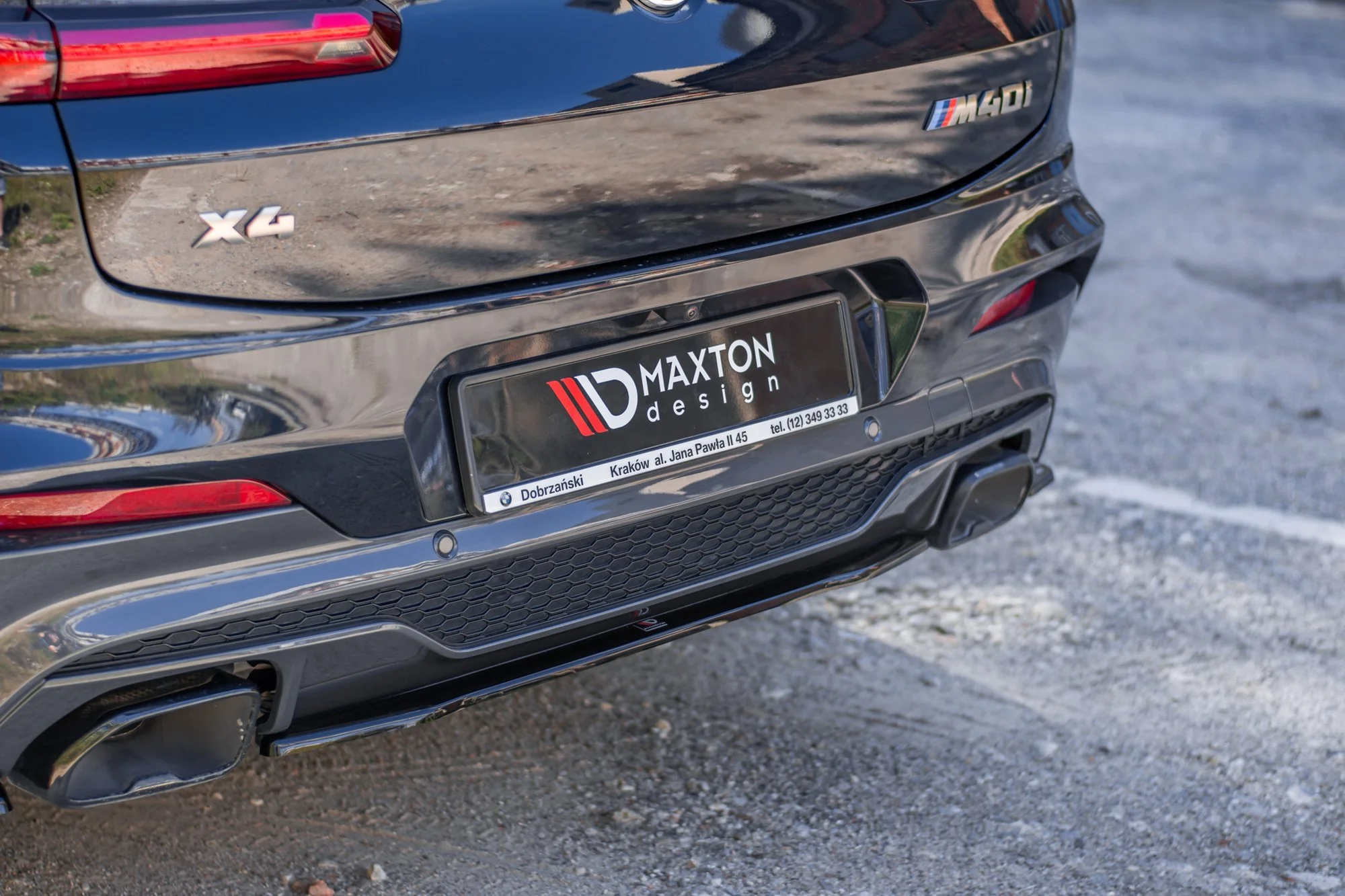 CENTRAL REAR SPLITTER BMW X4 M-PACK G02 - Image 2