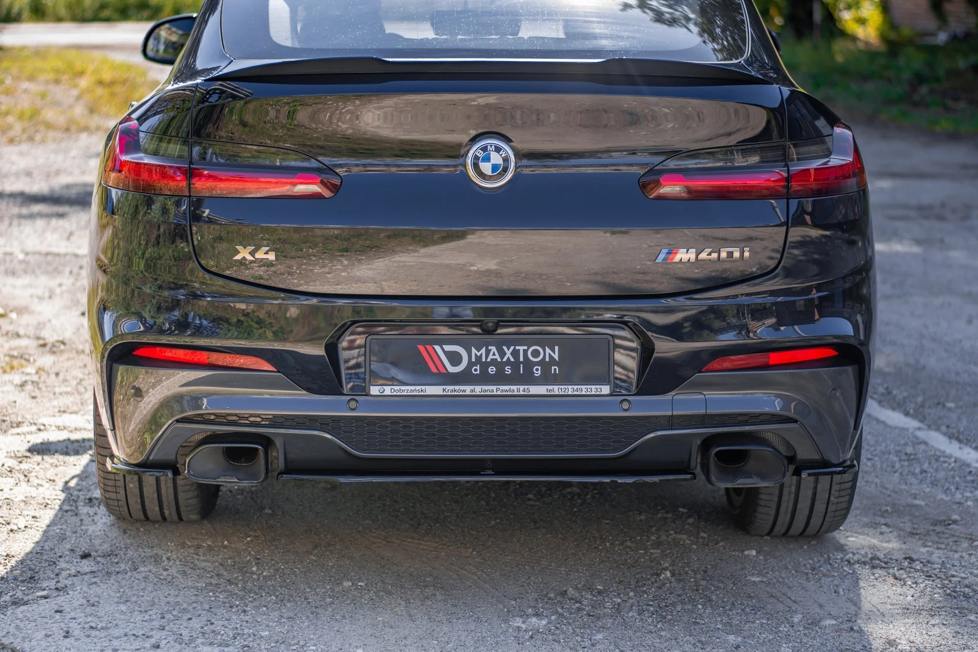 CENTRAL REAR SPLITTER BMW X4 M-PACK G02 - Image 4