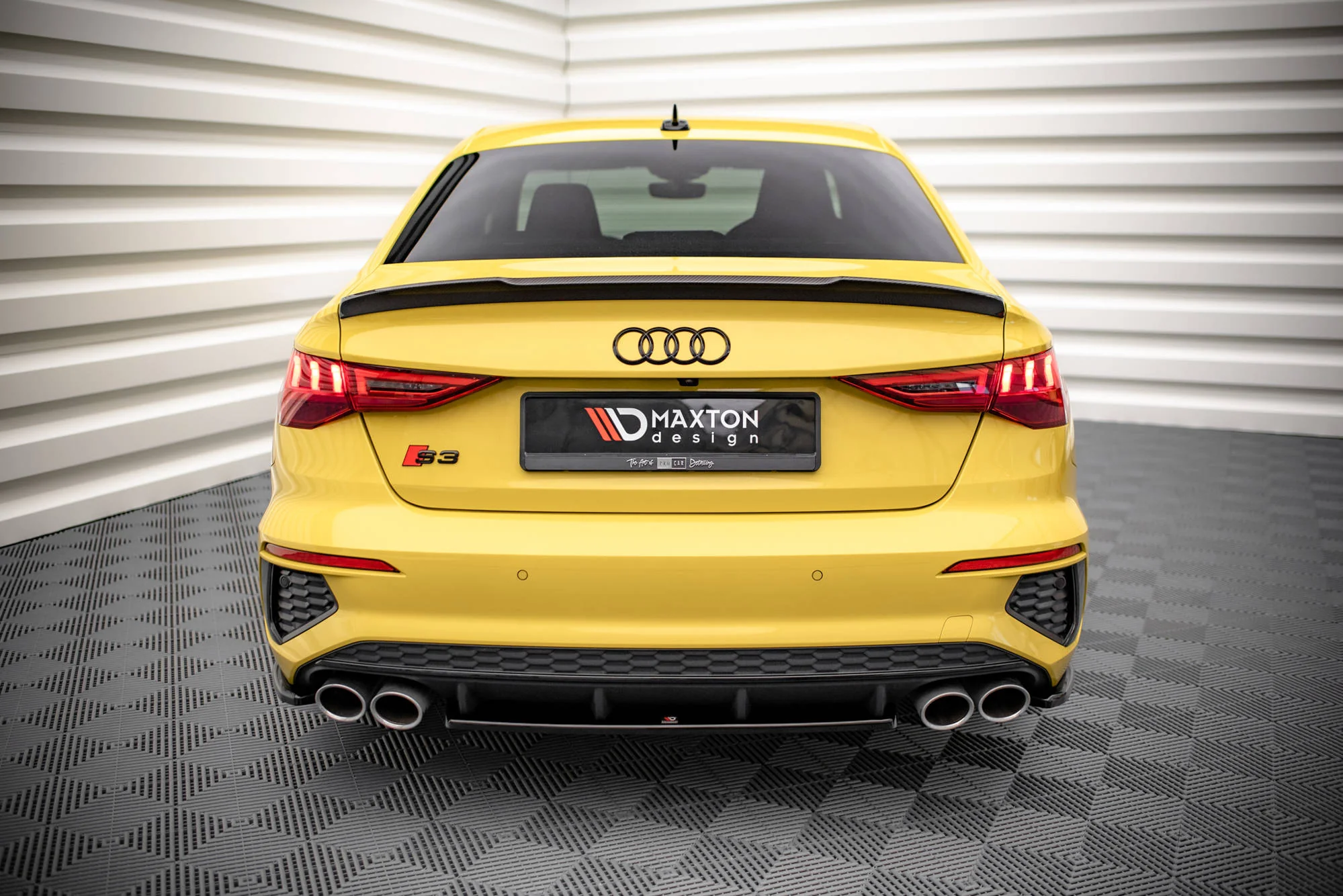 CENTRAL REAR SPLITTER FOR AUDI S3 SEDAN 8Y - Image 3