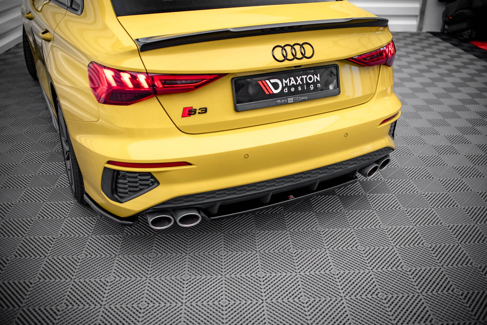 CENTRAL REAR SPLITTER FOR AUDI S3 SEDAN 8Y - Image 4