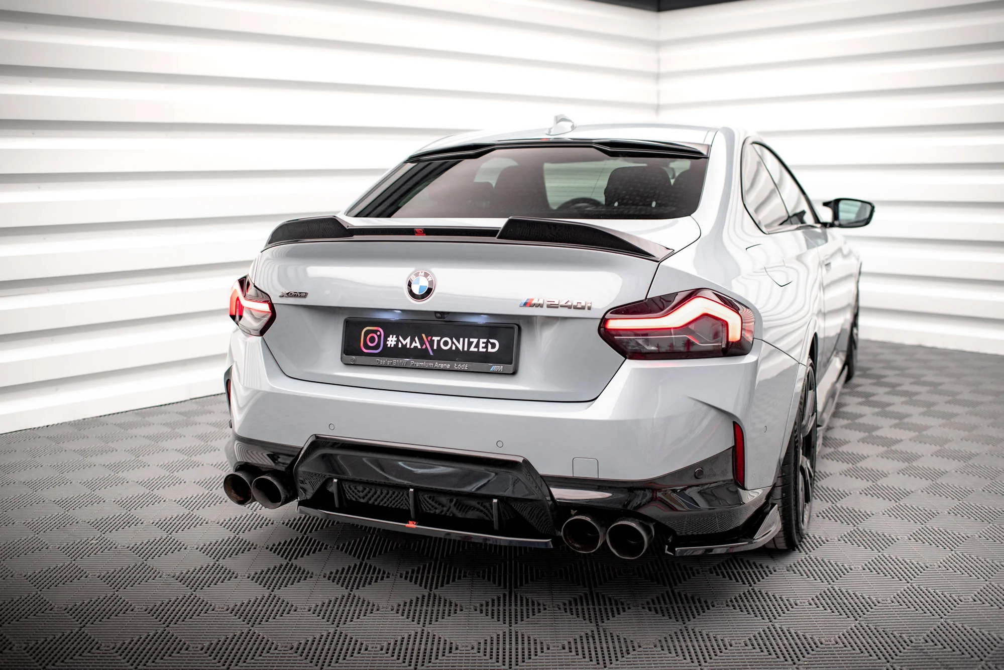 CENTRAL REAR SPLITTER FOR BMW 2 COUPE M240I G42 - Image 2