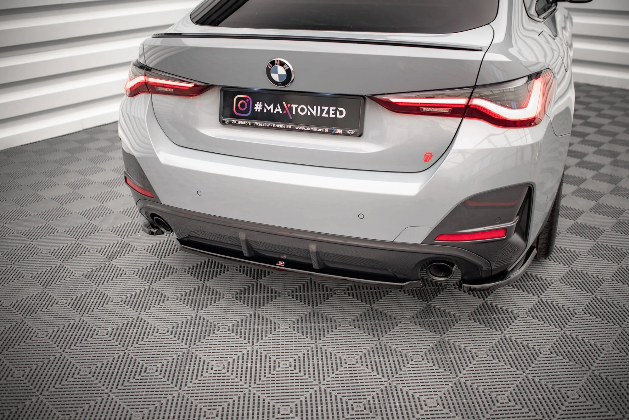 CENTRAL REAR SPLITTER FOR BMW 4 GRAN COUPE M-PACK G26 - Image 4