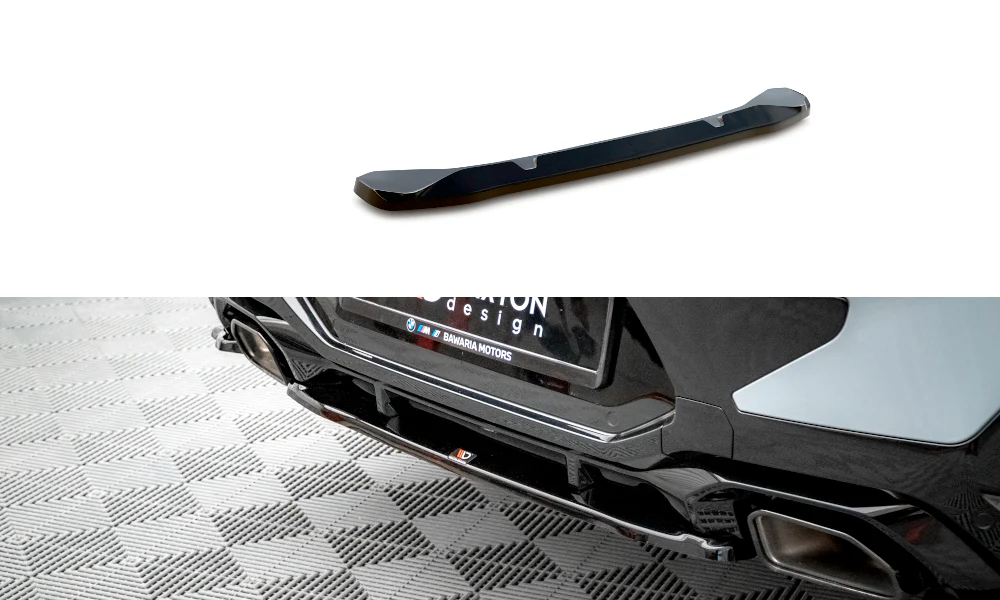 CENTRAL REAR SPLITTER FOR BMW X4 M-PACK G02 FACELIFT