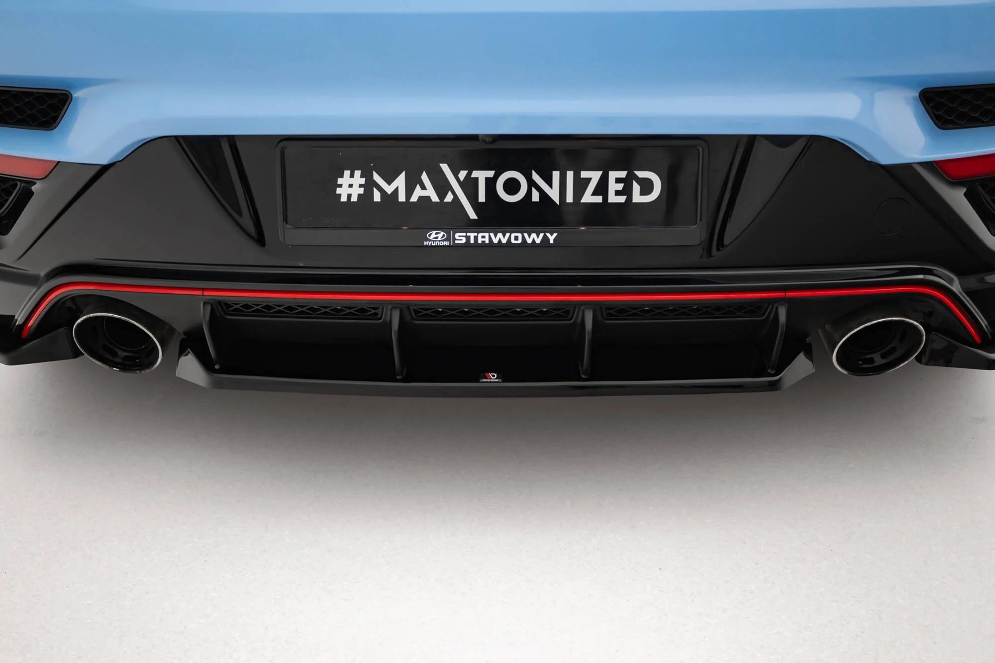Central Rear Splitter for Hyundai Veloster N Mk2 - Image 4