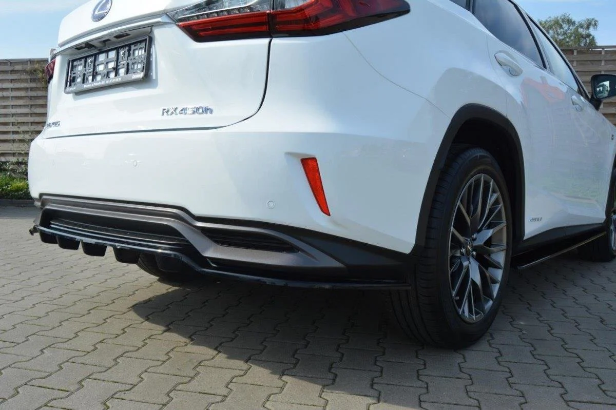 CENTRAL REAR SPLITTER LEXUS RX MK4 H (WITH VERTICAL BARS) - Image 4
