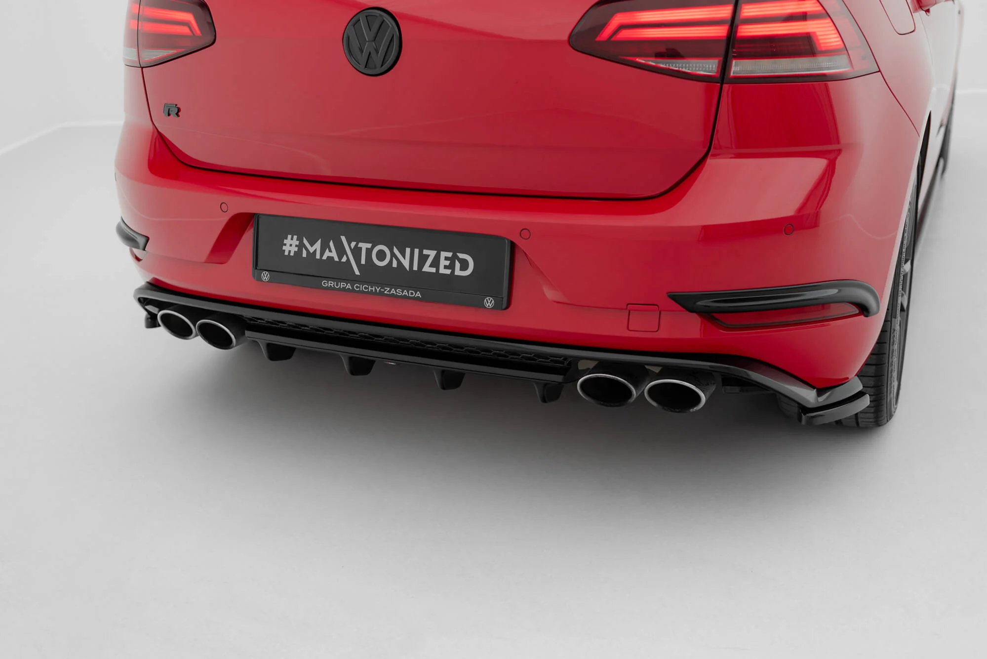 CENTRAL REAR SPLITTER VW GOLF VII R (FACELIFT) - Image 3