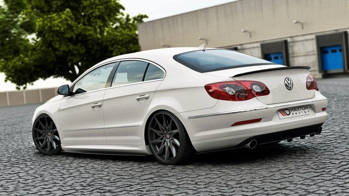 CENTRAL REAR SPLITTER VW PASSAT CC R36 RLINE (PREFACE) (WITH VERTICAL BARS) - Image 2