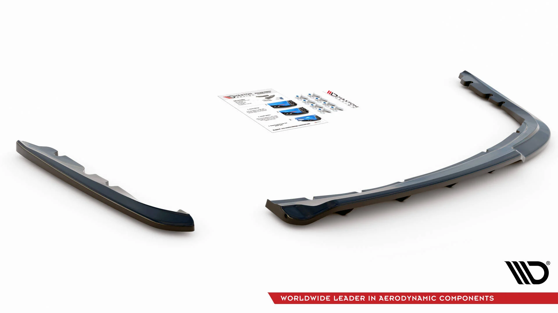 CENTRAL REAR SPLITTER (WITH VERTICAL BARS) BMW 3 SEDAN E90 - Image 5