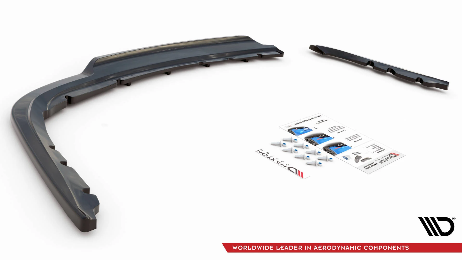 CENTRAL REAR SPLITTER (WITH VERTICAL BARS) BMW 3 SEDAN E90 - Image 6