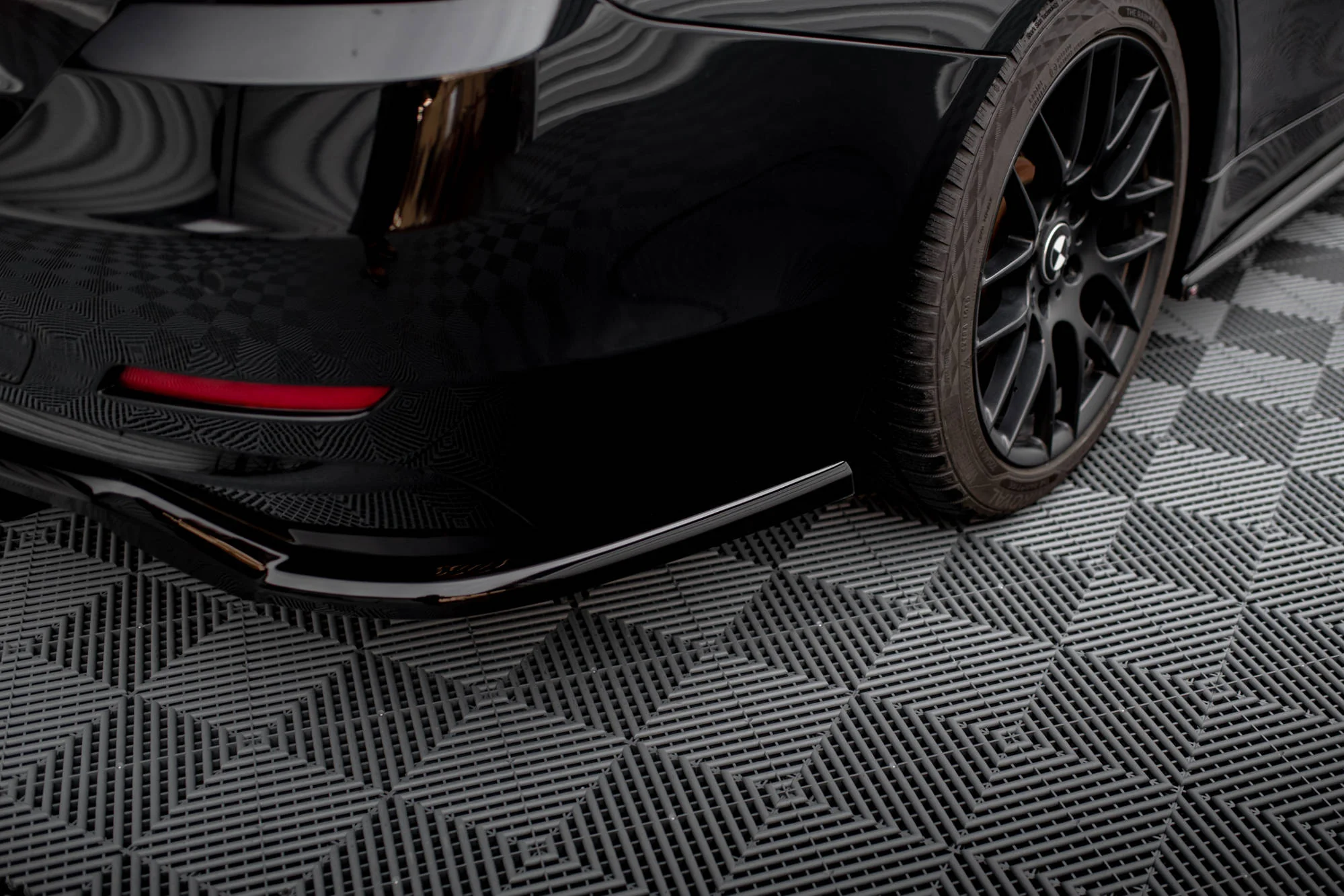 CENTRAL REAR SPLITTER (WITH VERTICAL BARS) BMW 4 GRAN COUPE F36 - Image 4
