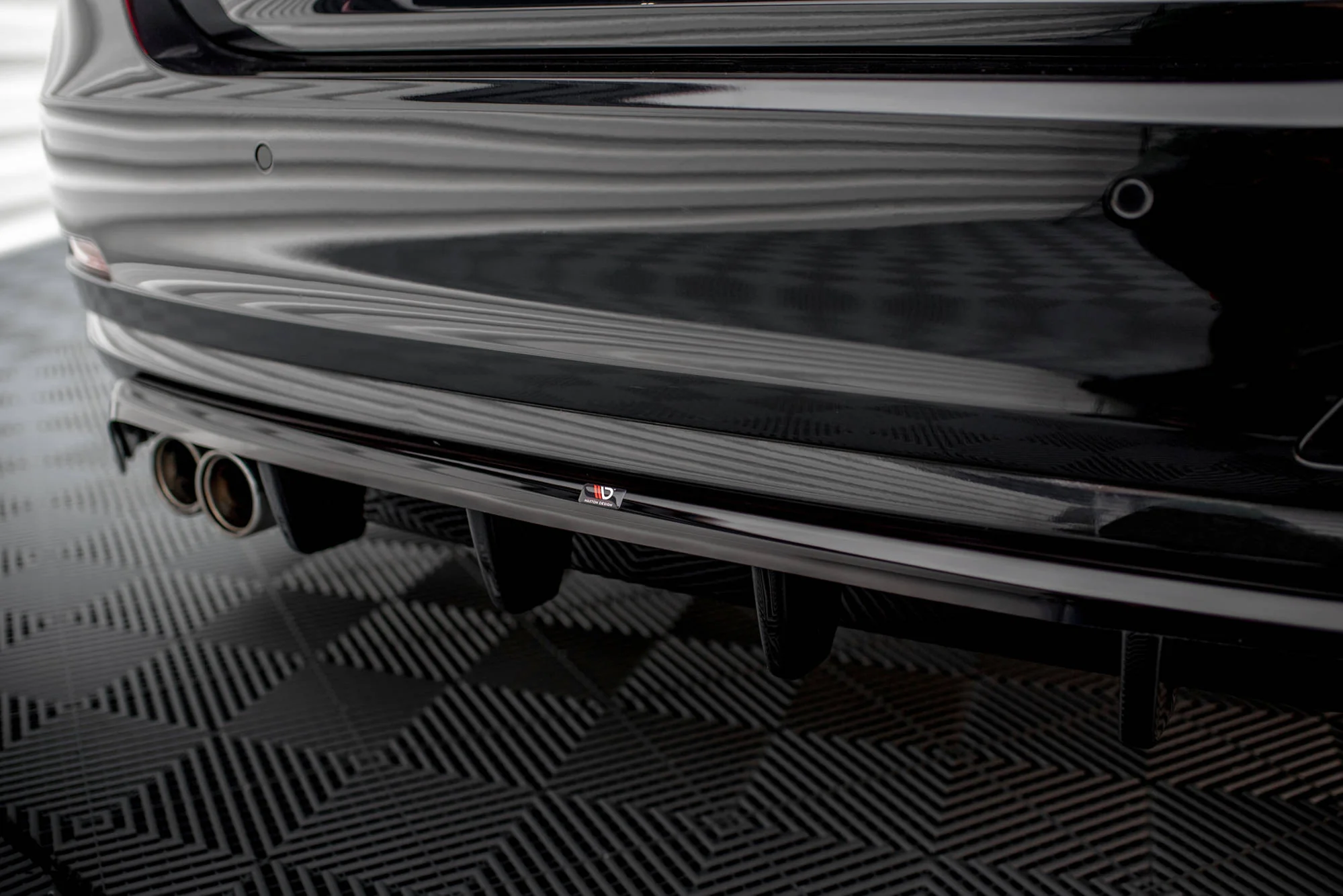 CENTRAL REAR SPLITTER (WITH VERTICAL BARS) BMW 4 GRAN COUPE F36 - Image 5