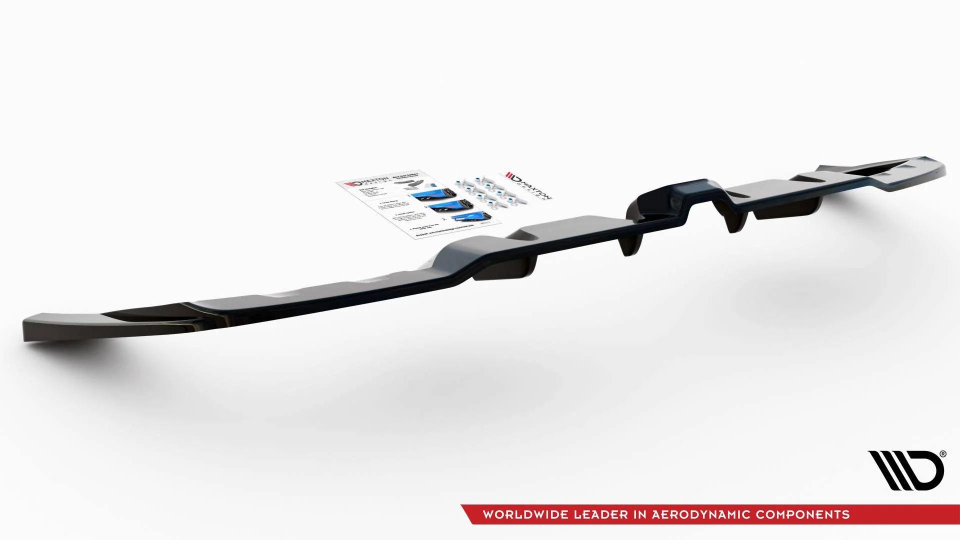 Rear Splitter (with vertical bars) Mercedes-AMG GLE 53 Coupe C167 / C167 Facelift - Image 3