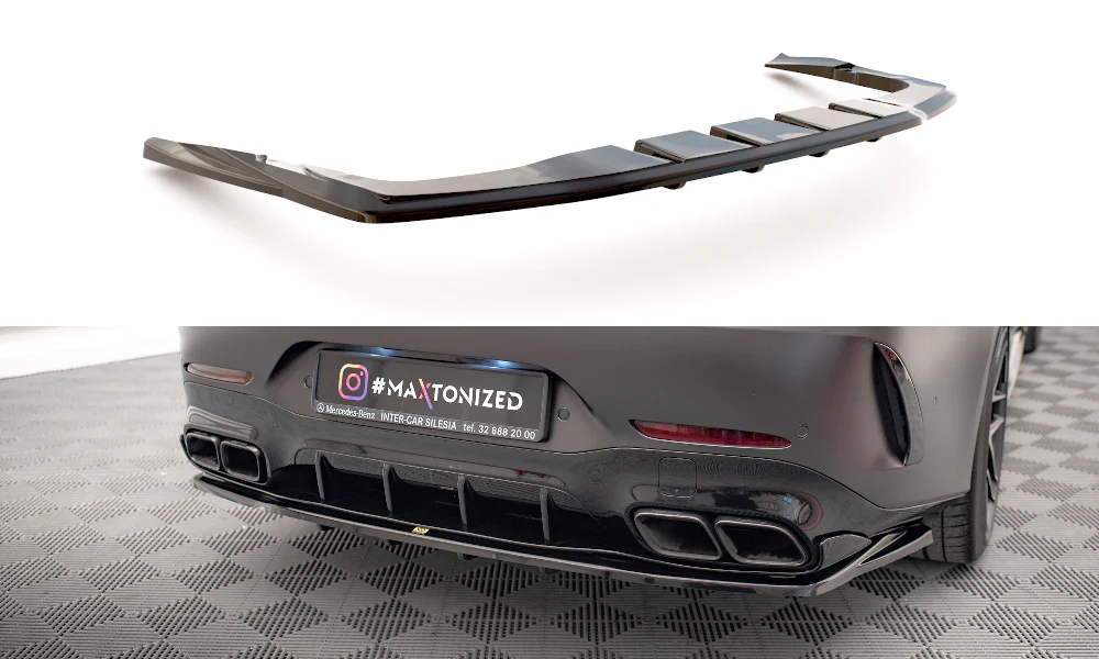 CENTRAL REAR SPLITTER (WITH VERTICAL BARS) MERCEDES-AMG GT 63S 4-DOOR COUPE AERO