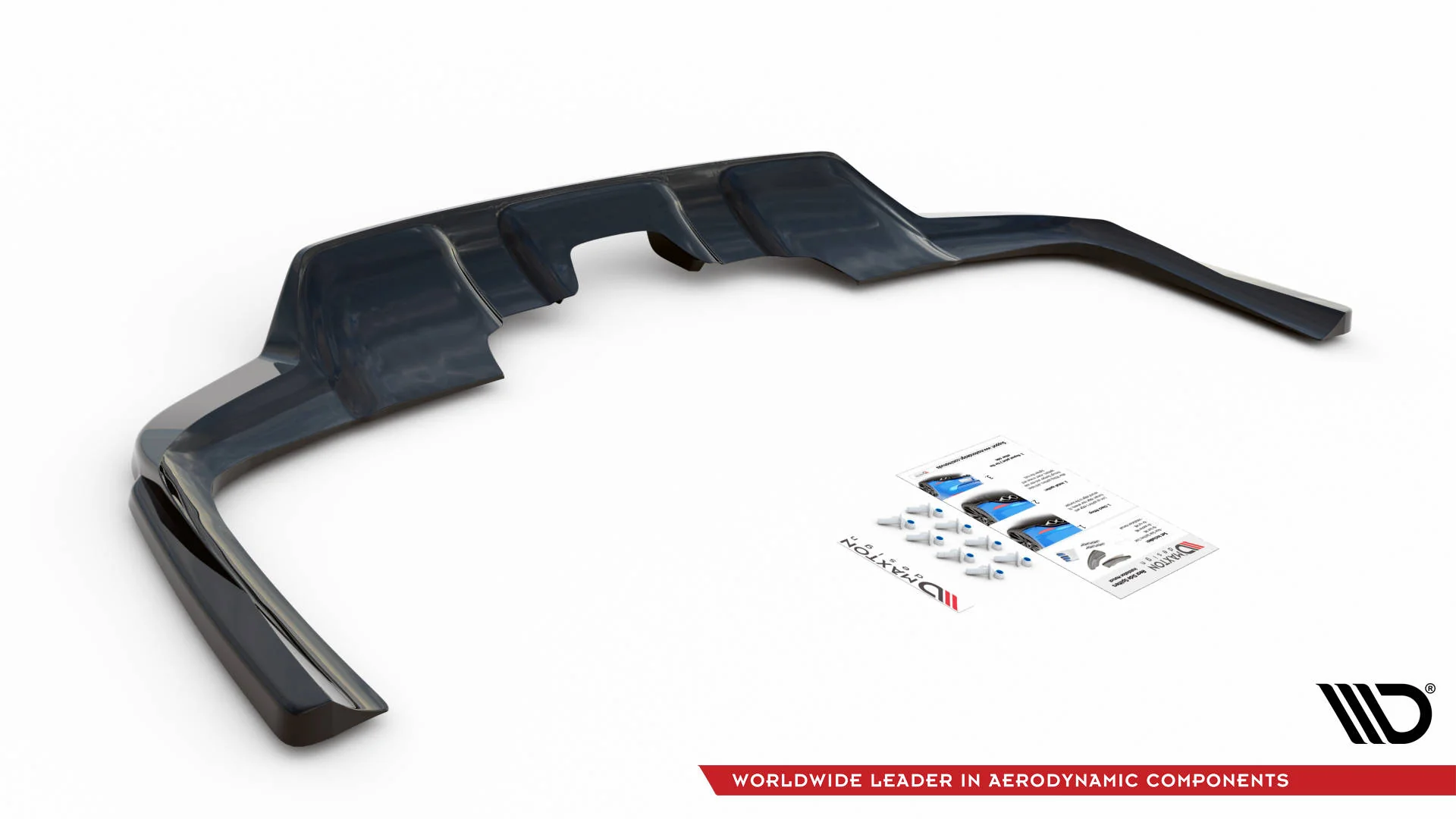 CENTRAL REAR SPLITTER (WITH VERTICAL BARS) MERCEDES-BENZ GLS AMG-LINE X167 - Image 6