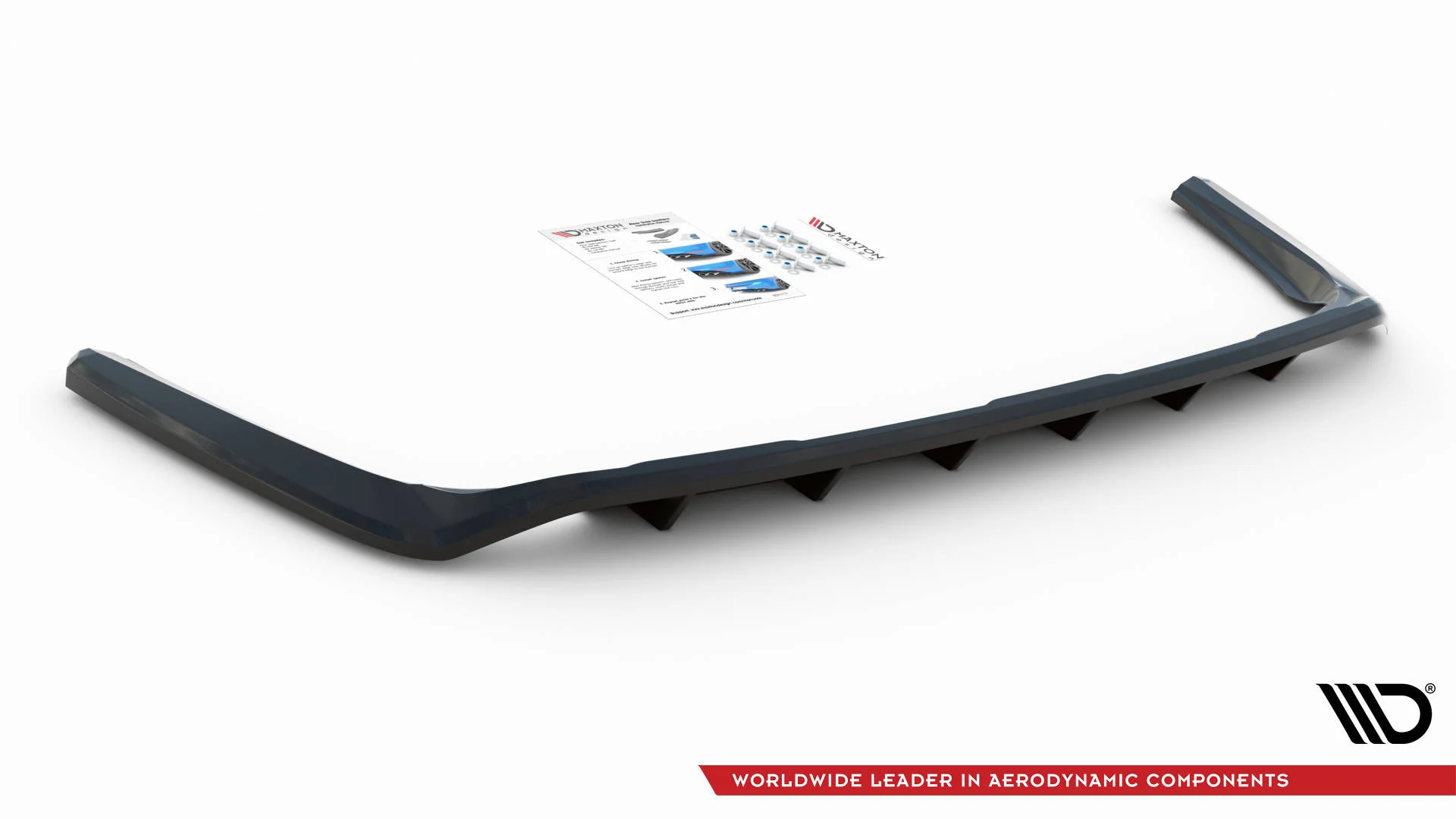CENTRAL REAR SPLITTER (WITH VERTICAL BARS) TOYOTA RAV4 MK5 - Image 6