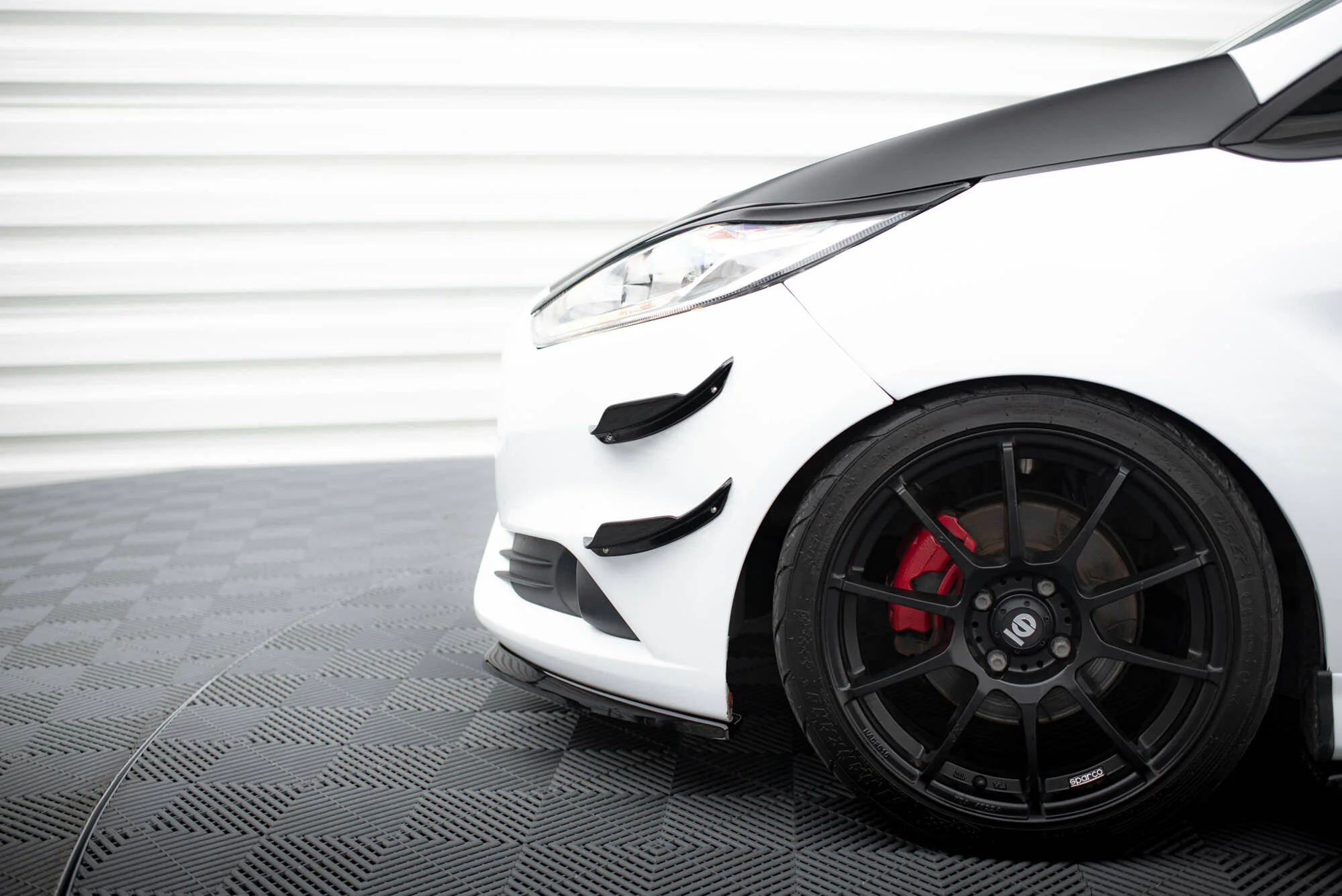 Front Bumper Wings (Canards) Ford Fiesta 7 ST Facelift - Image 4