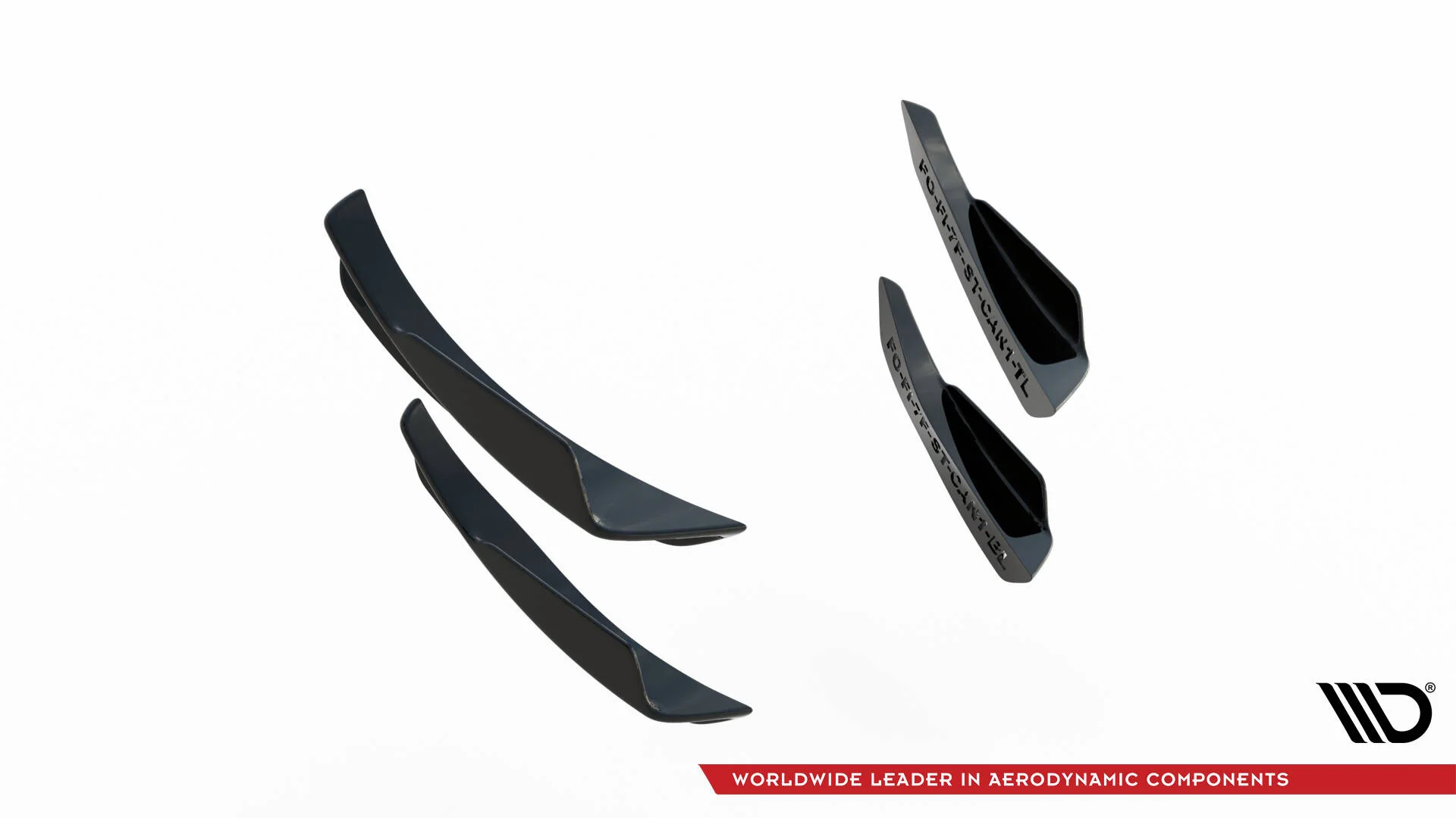 Front Bumper Wings (Canards) Ford Fiesta 7 ST Facelift - Image 5
