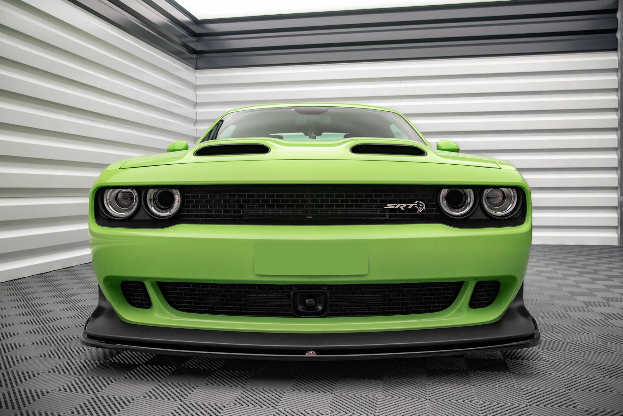 FRONT SPLITTER DODGE CHALLENGER SRT HELLCAT WIDEBODY MK3 - Image 3