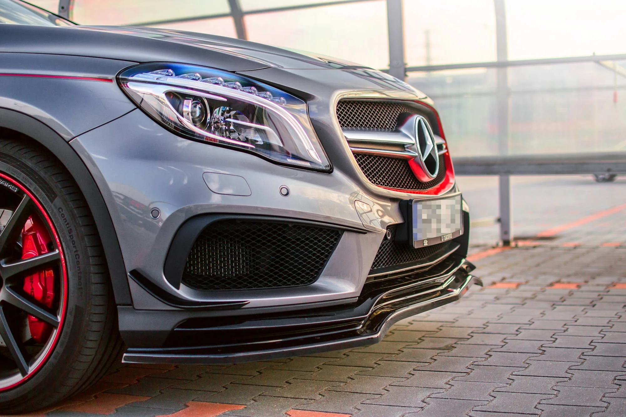FRONT SPLITTER MERCEDES-BENZ GLA 45 AMG SUV (X156) PREFACE - Image 4