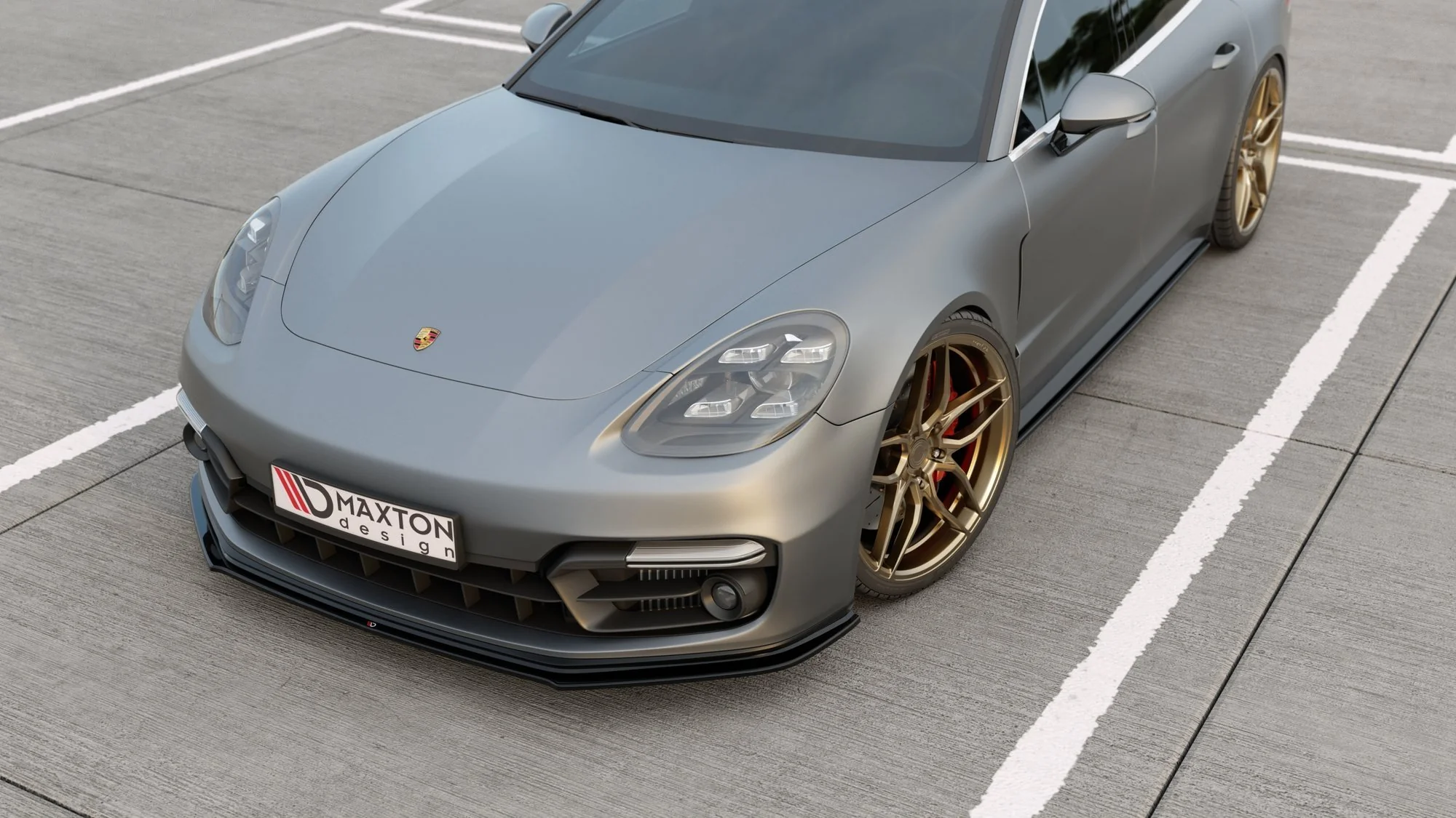 FRONT SPLITTER PORSCHE PANAMERA TURBO / GTS 971 - Image 4