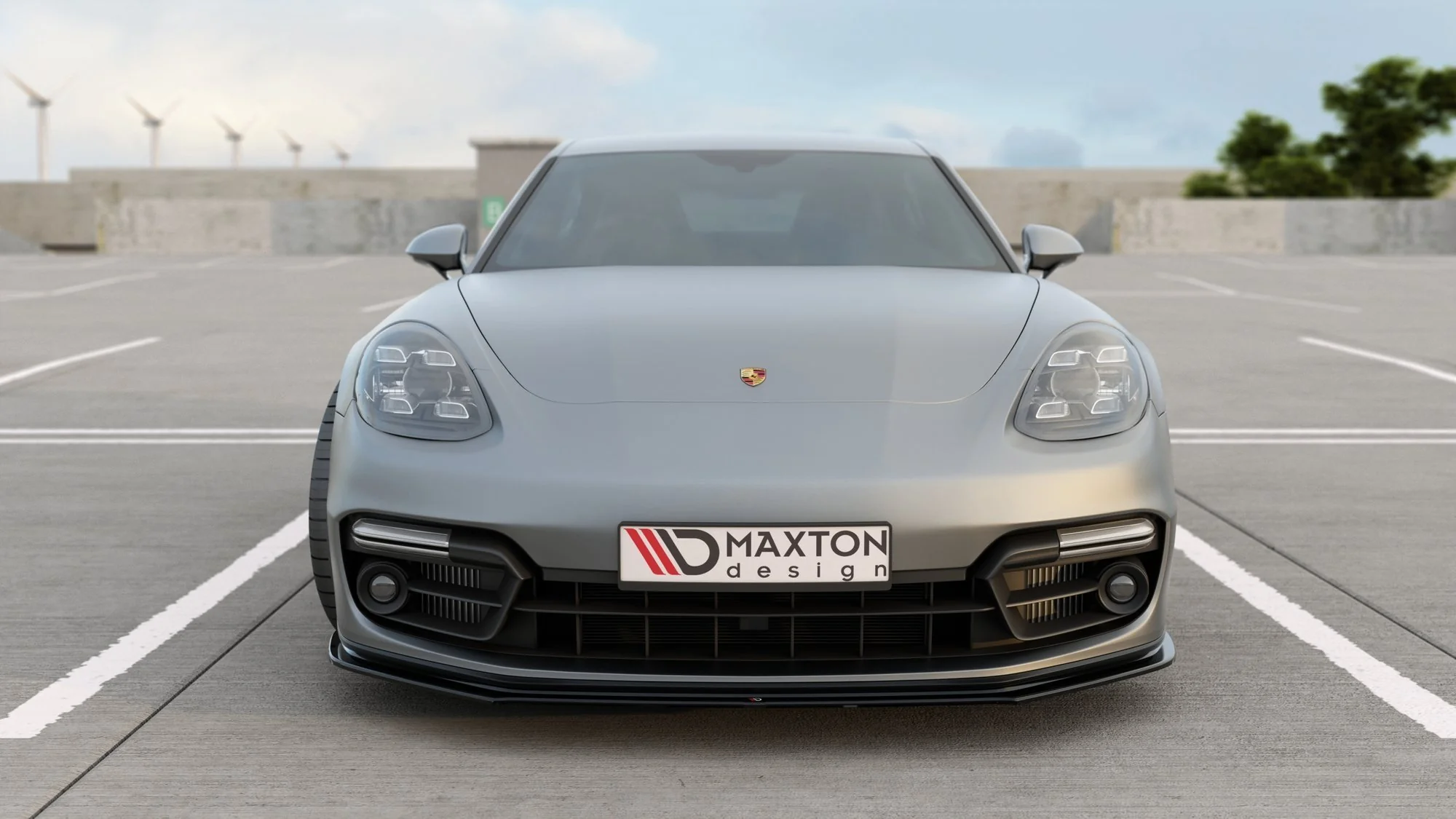 FRONT SPLITTER PORSCHE PANAMERA TURBO / GTS 971 - Image 7