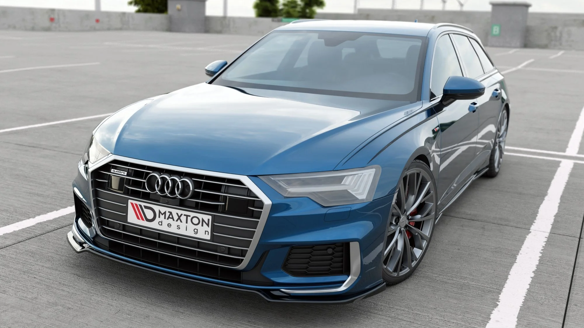 FRONT SPLITTER V.1 AUDI A6 S-LINE / S6 C8 - Image 2