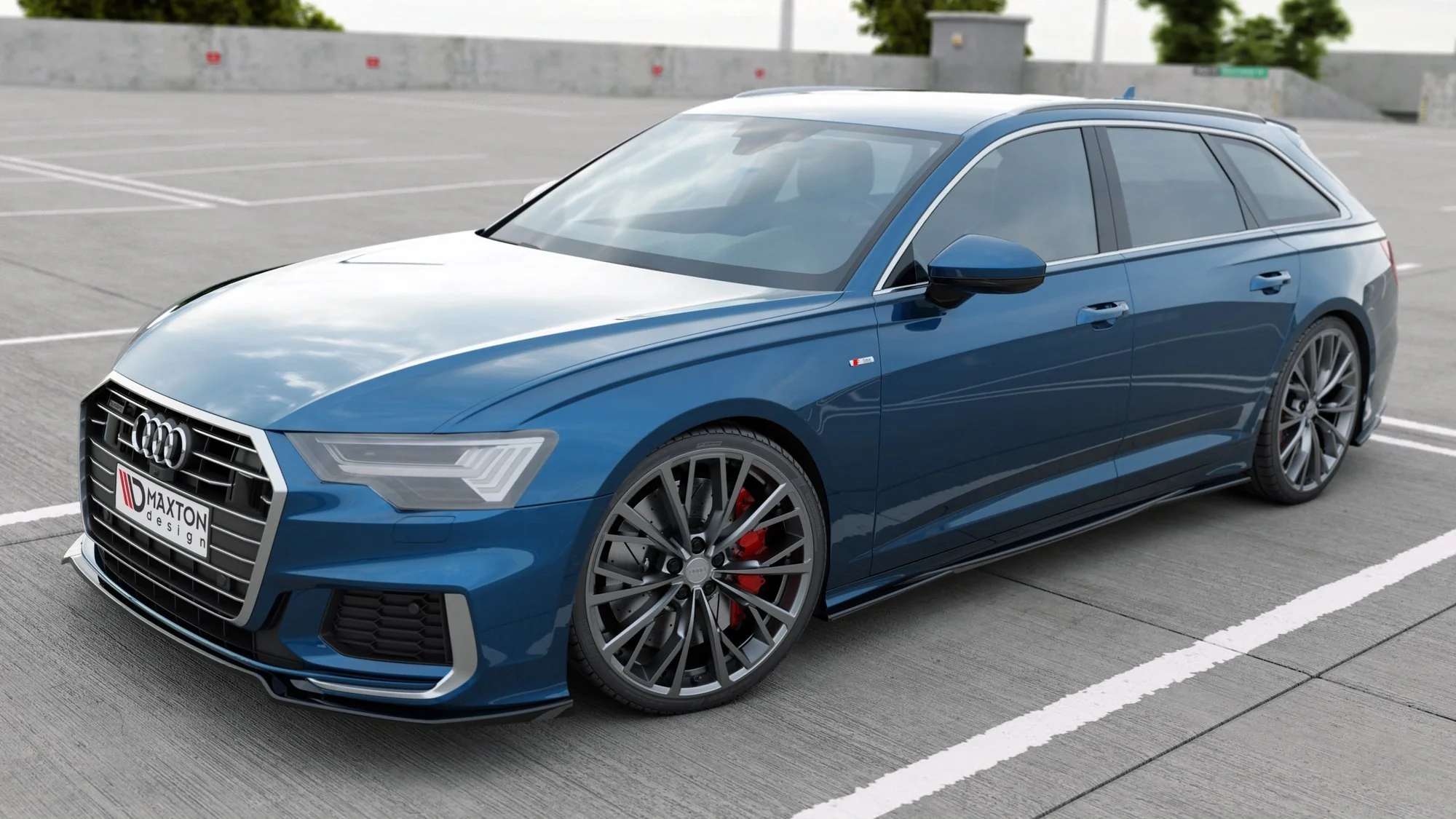 FRONT SPLITTER V.1 AUDI A6 S-LINE / S6 C8 - Image 3
