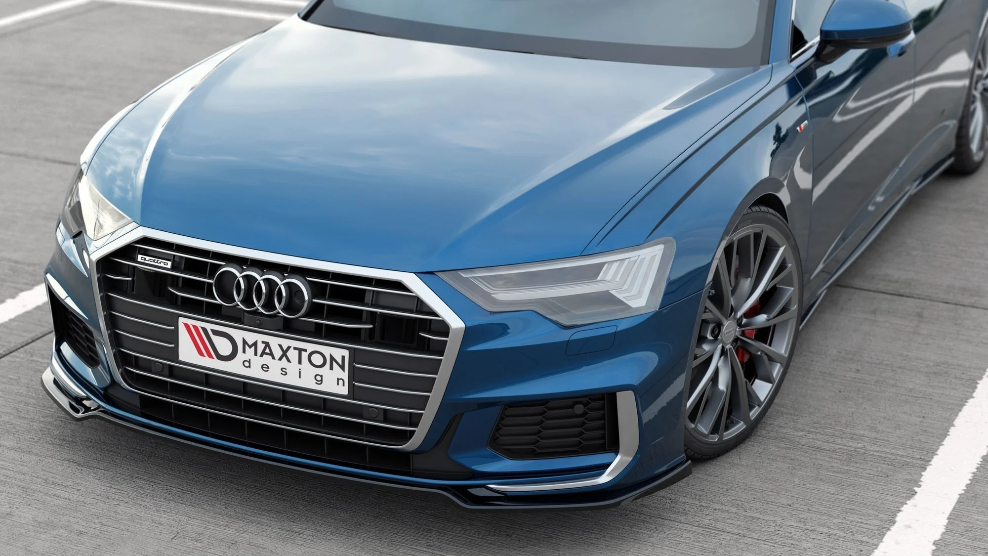 FRONT SPLITTER V.1 AUDI A6 S-LINE / S6 C8 - Image 5