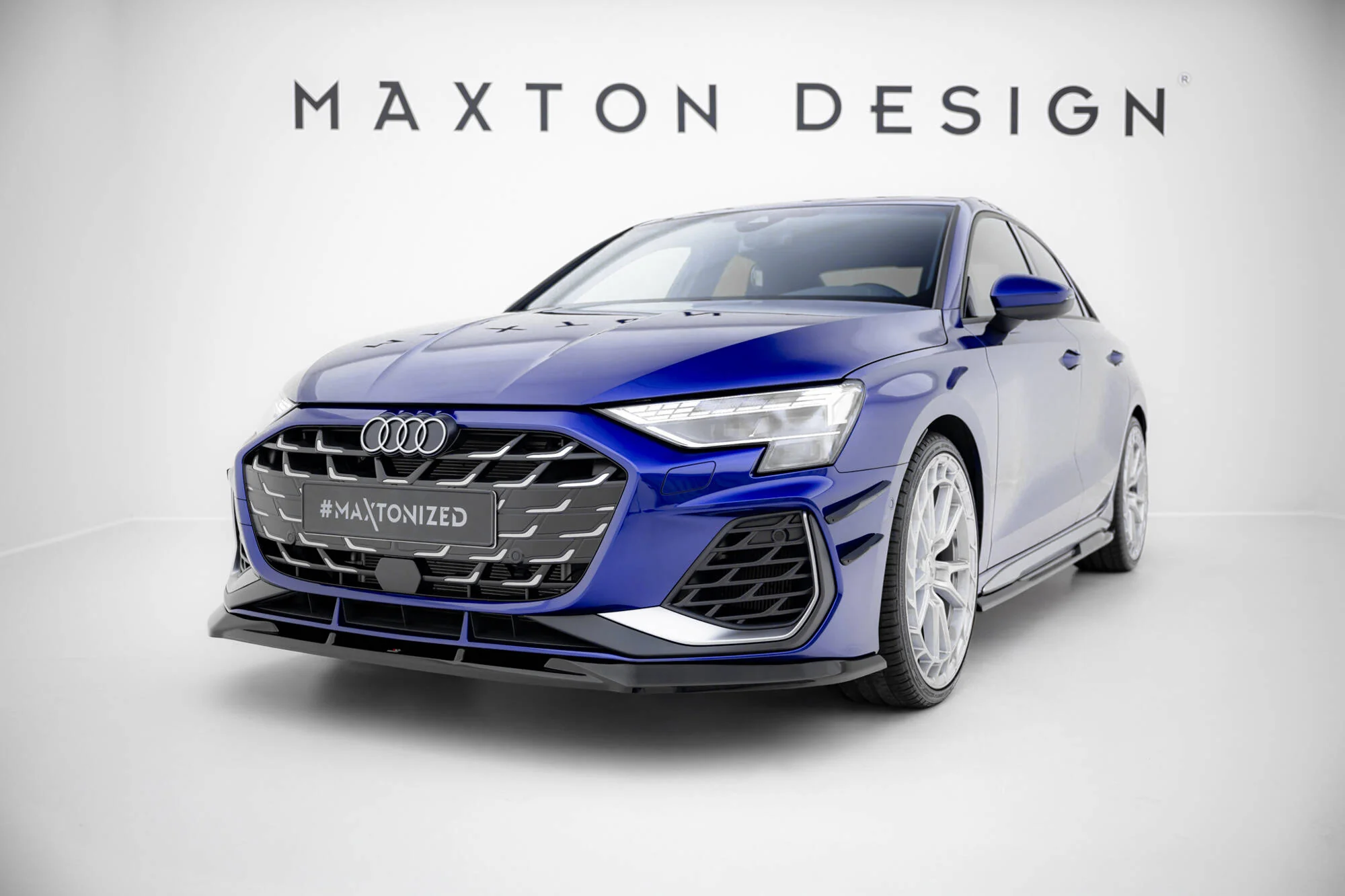 Front Splitter V.1 Audi A3 S-Line Sedan / S3 Sedan 8Y Facelift - Image 4