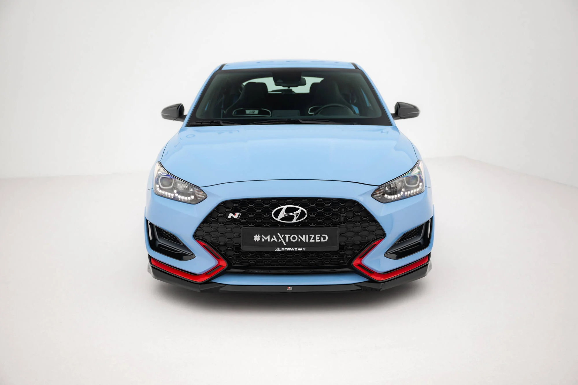 Front Splitter V.1 Hyundai Veloster N Mk2 - Image 2