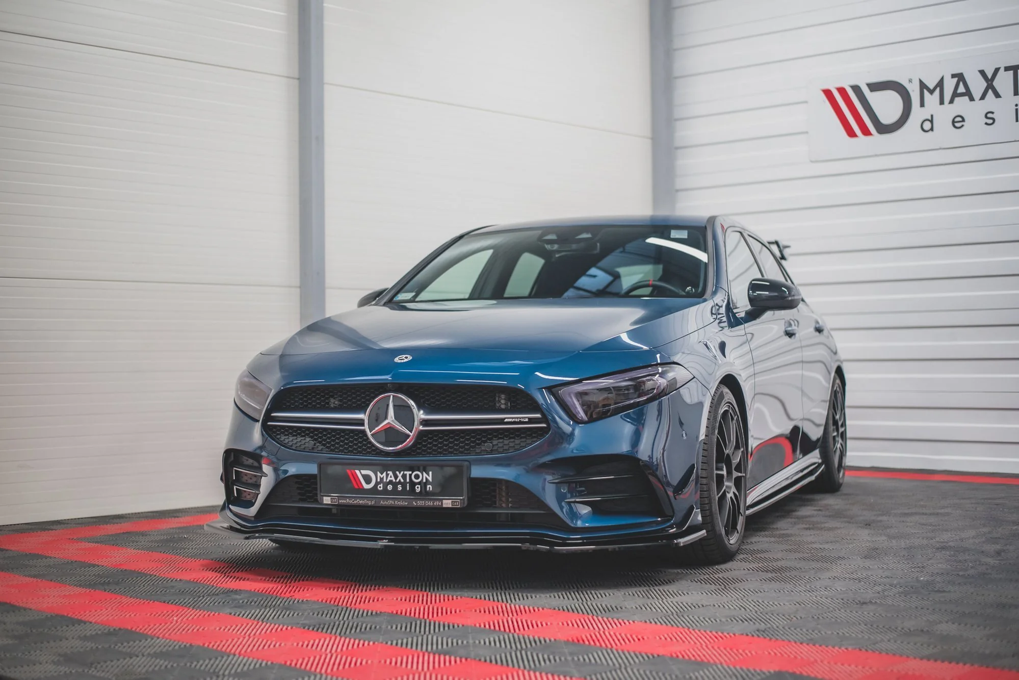 FRONT SPLITTER V.1 MERCEDES A35 AMG Aero Pack - Image 4