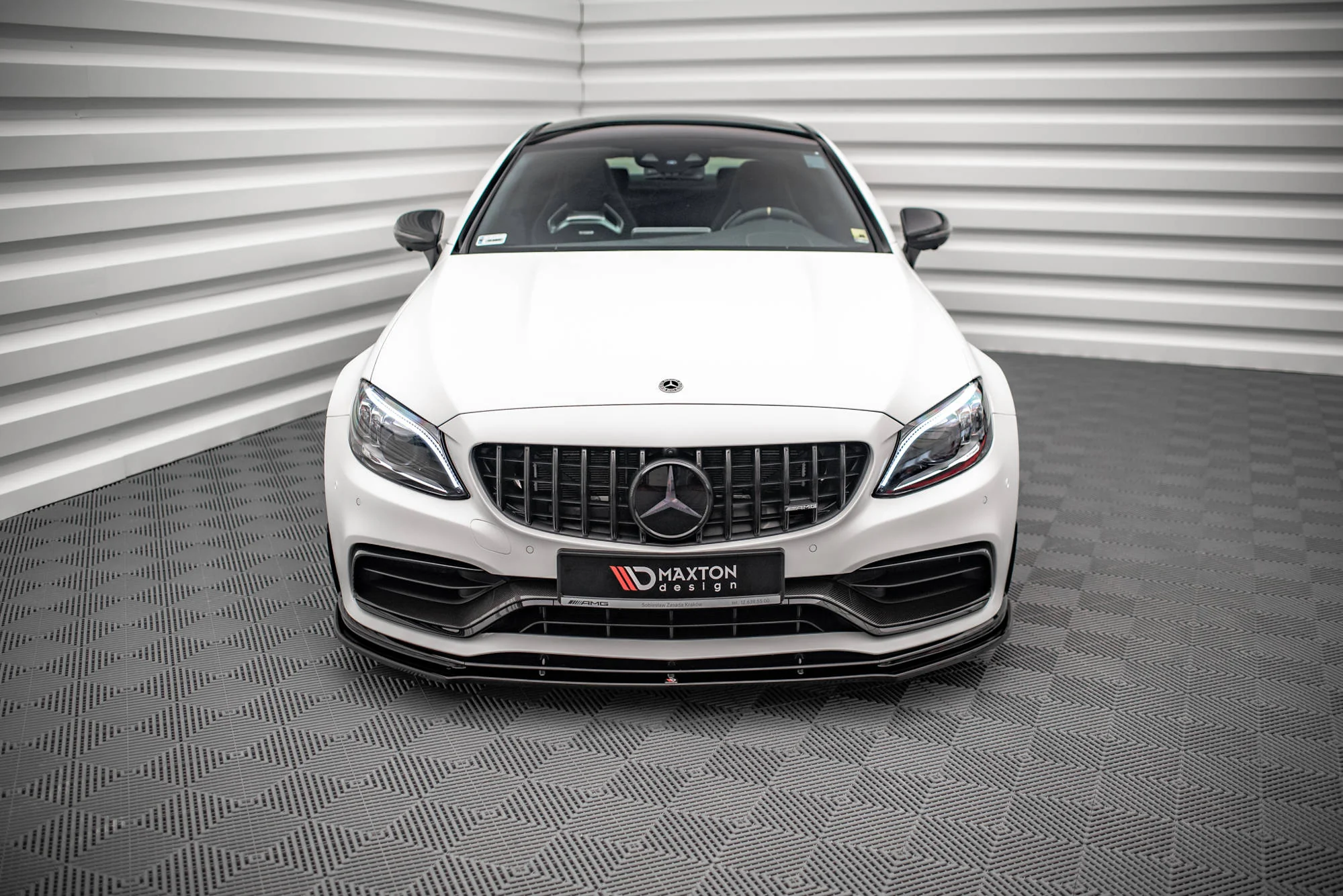 Front Splitter V.1 Mercedes-AMG C63 Coupe AMG Aero Pack C205 Facelift - Image 3