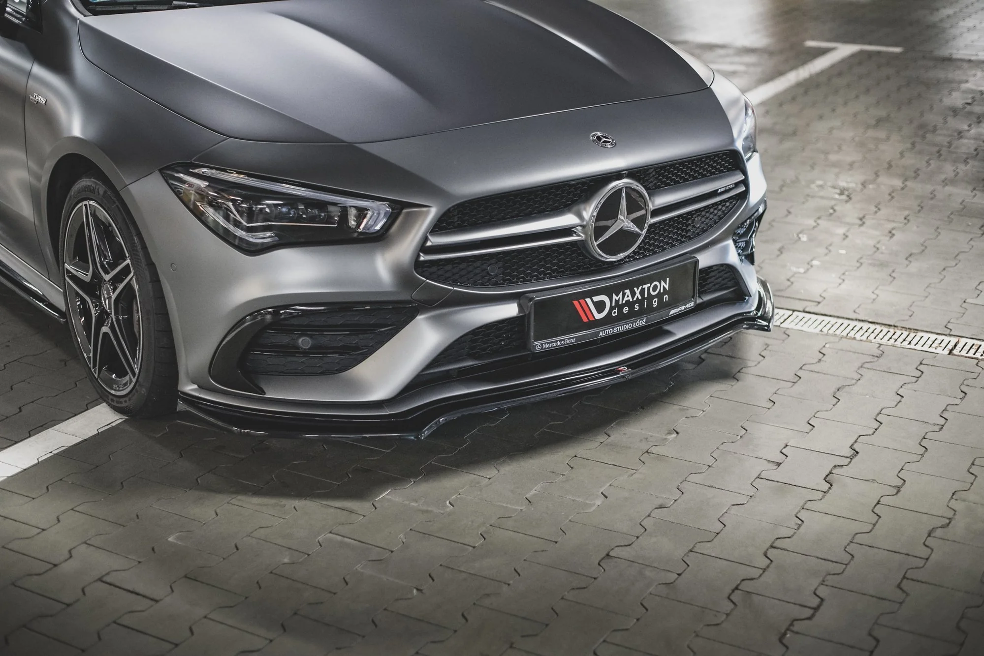 FRONT SPLITTER V.1 MERCEDES-AMG CLA 35 AERO C118 - Image 3